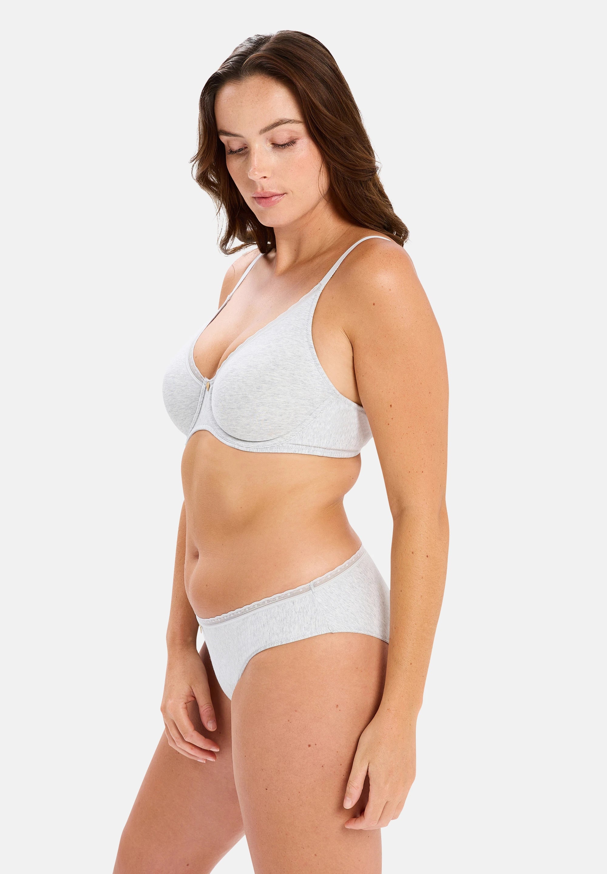 Slip Romie Gris Chiné Fumé
