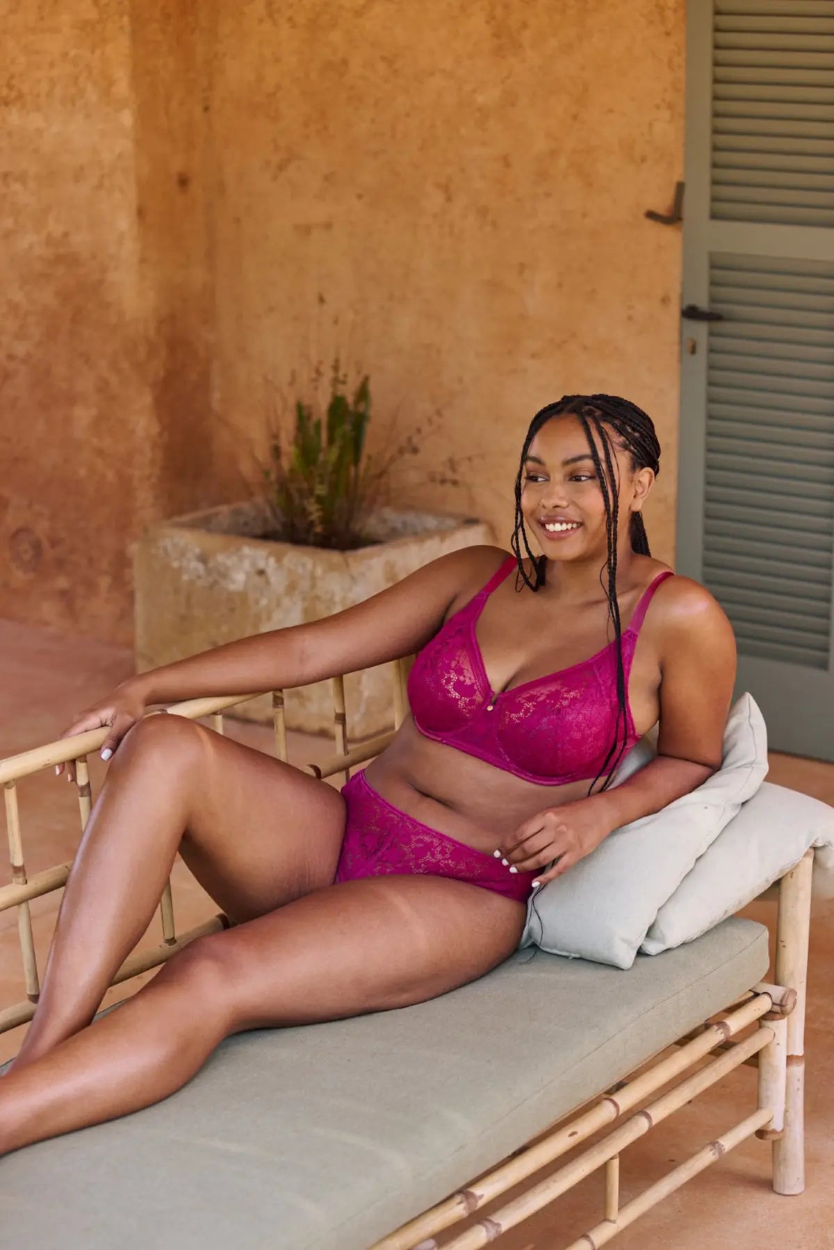 Suzie Hele Cup Bh Roze Fuchsia