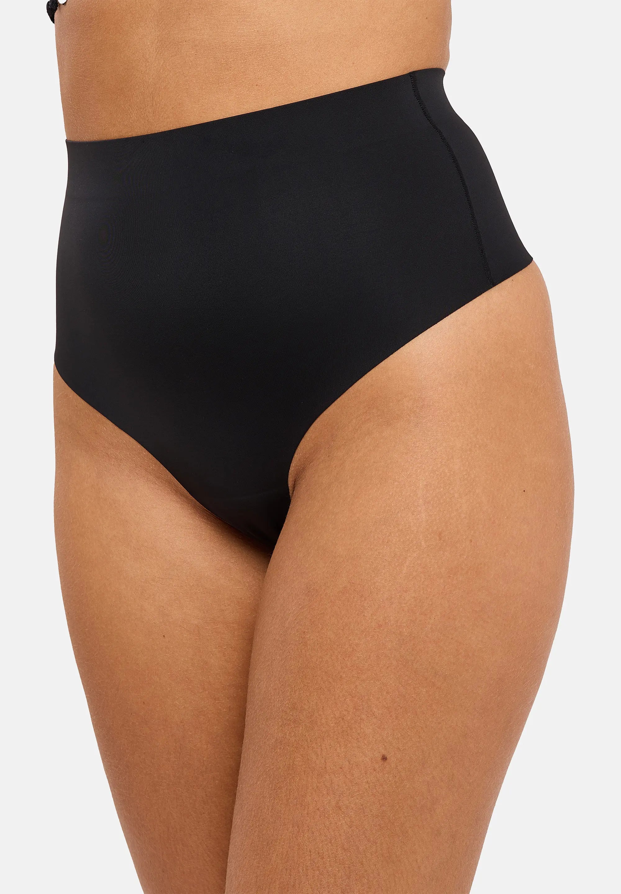 High-waisted shaping Perfect Touch Black