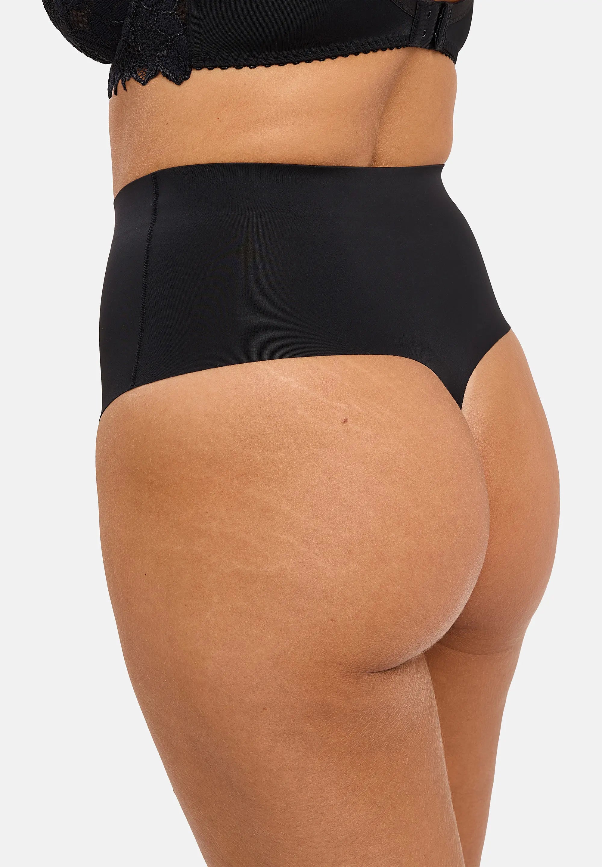 High-waisted shaping Perfect Touch Black