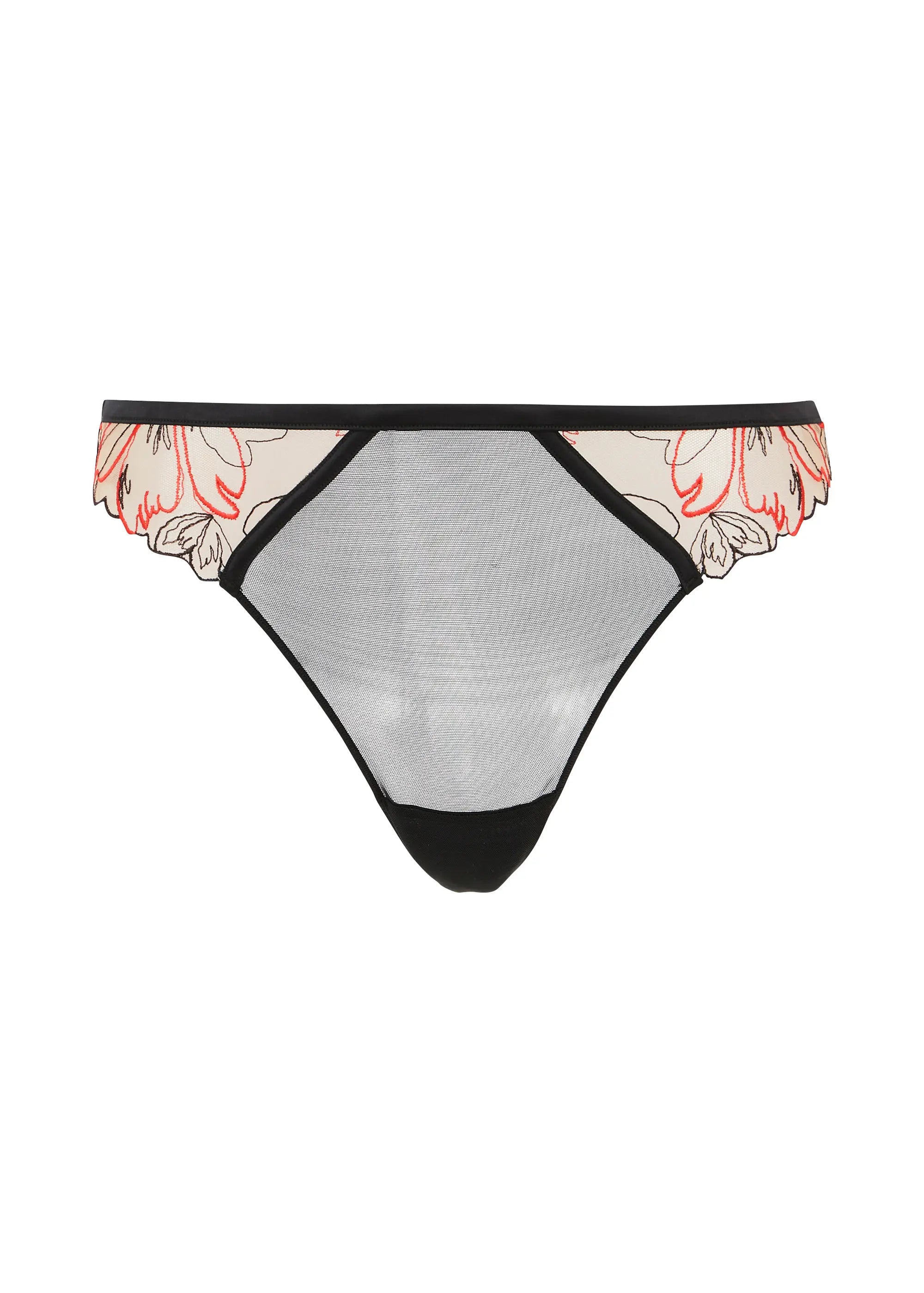 Tanga Alberta Black & Red Poppy