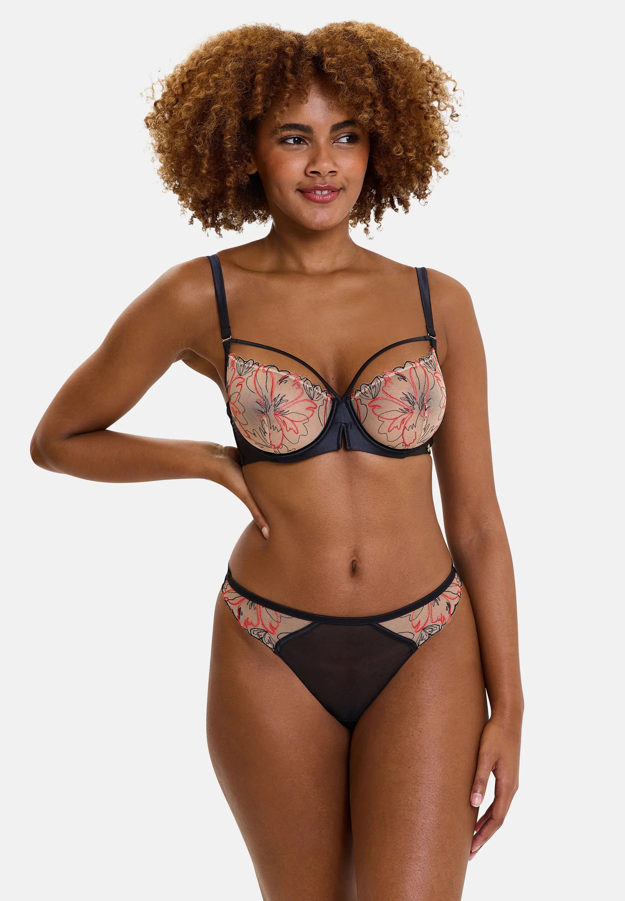 Tanga Alberta Black & Red Poppy