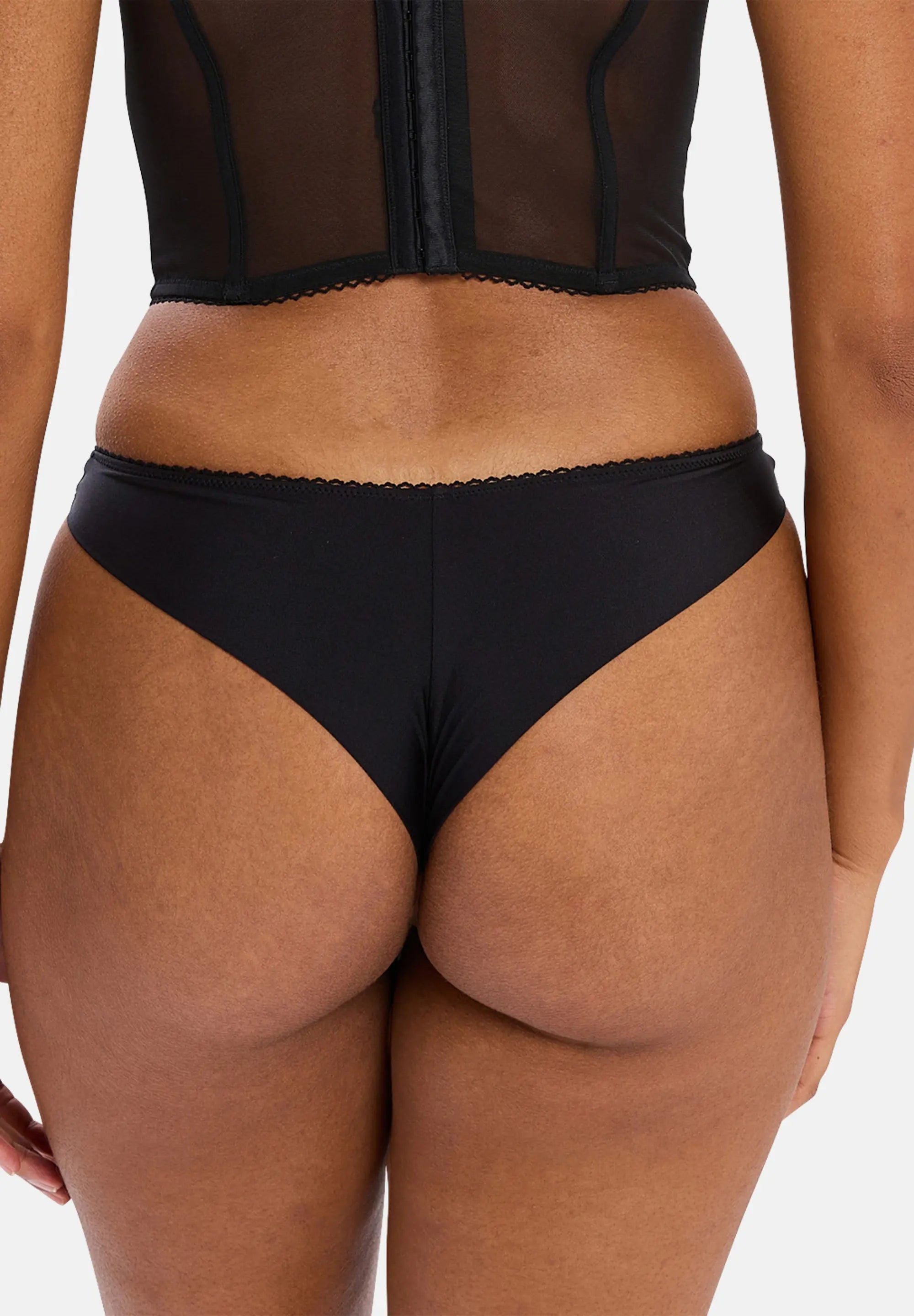 Tanga Désiré Noir & Lurex Cuivré