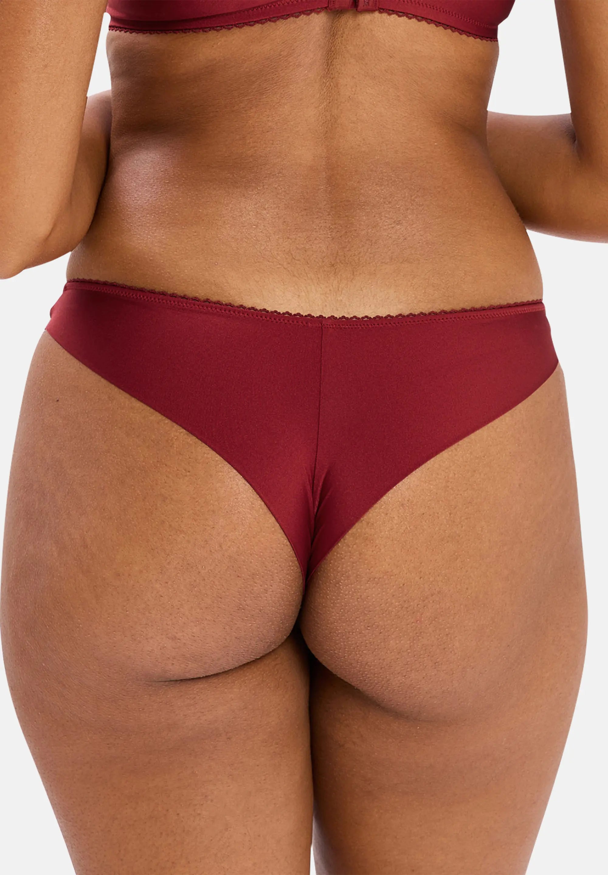Tanga Désiré Rouge & Lurex Cuivré