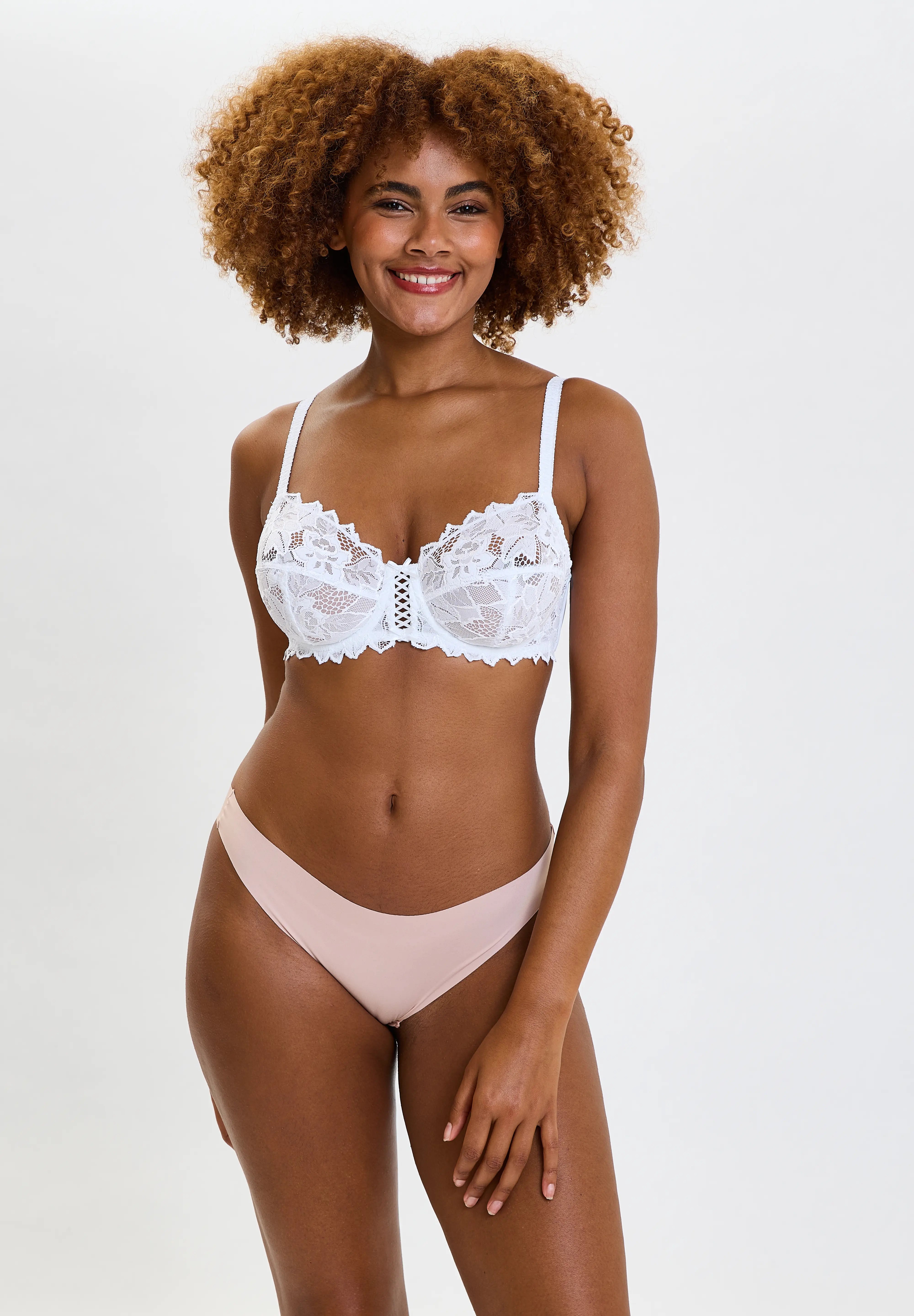 Set of 3 microfiber thongs Discrete Skin