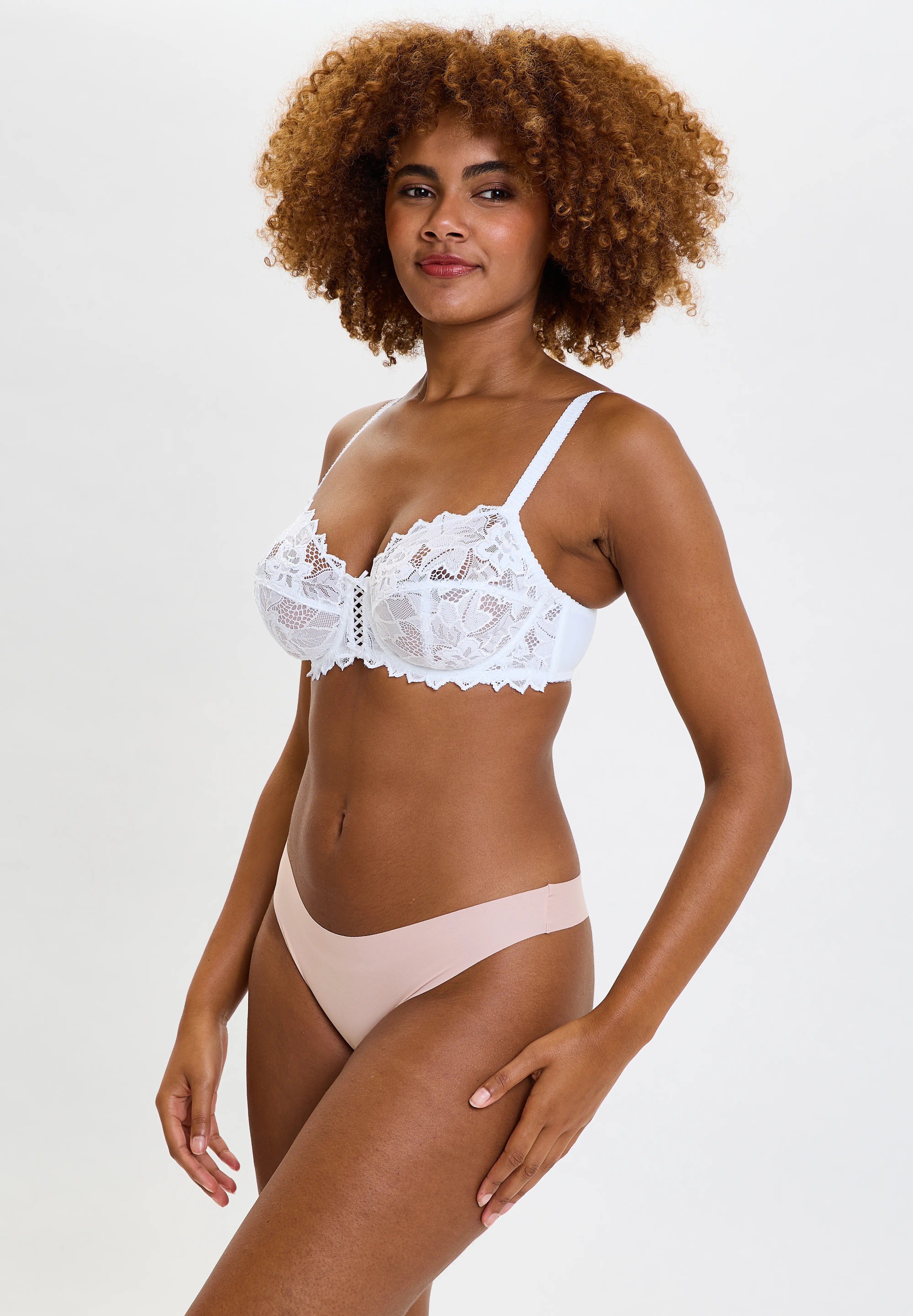 Set of 3 microfiber thongs Discrete Skin