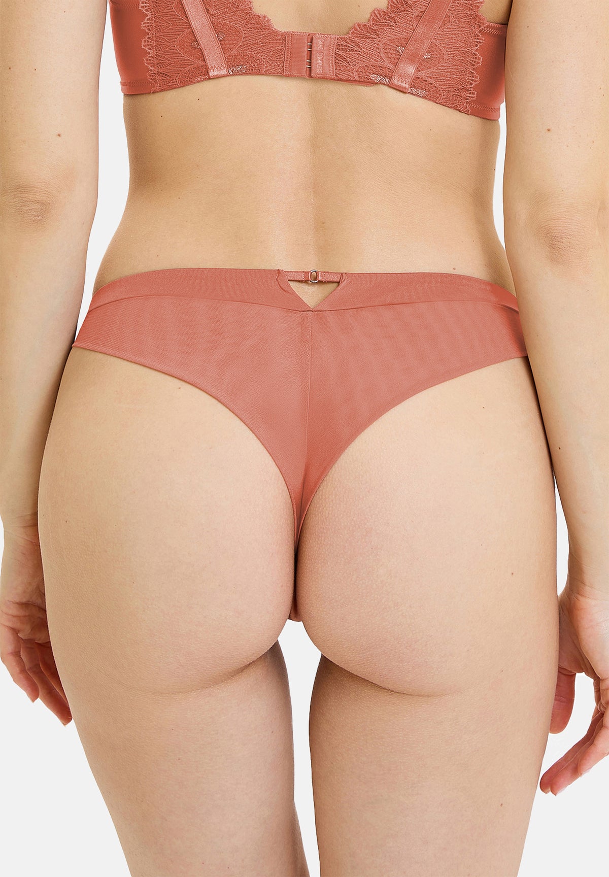 Tanga Olympe Kupferbraun – 3/4-Ansicht