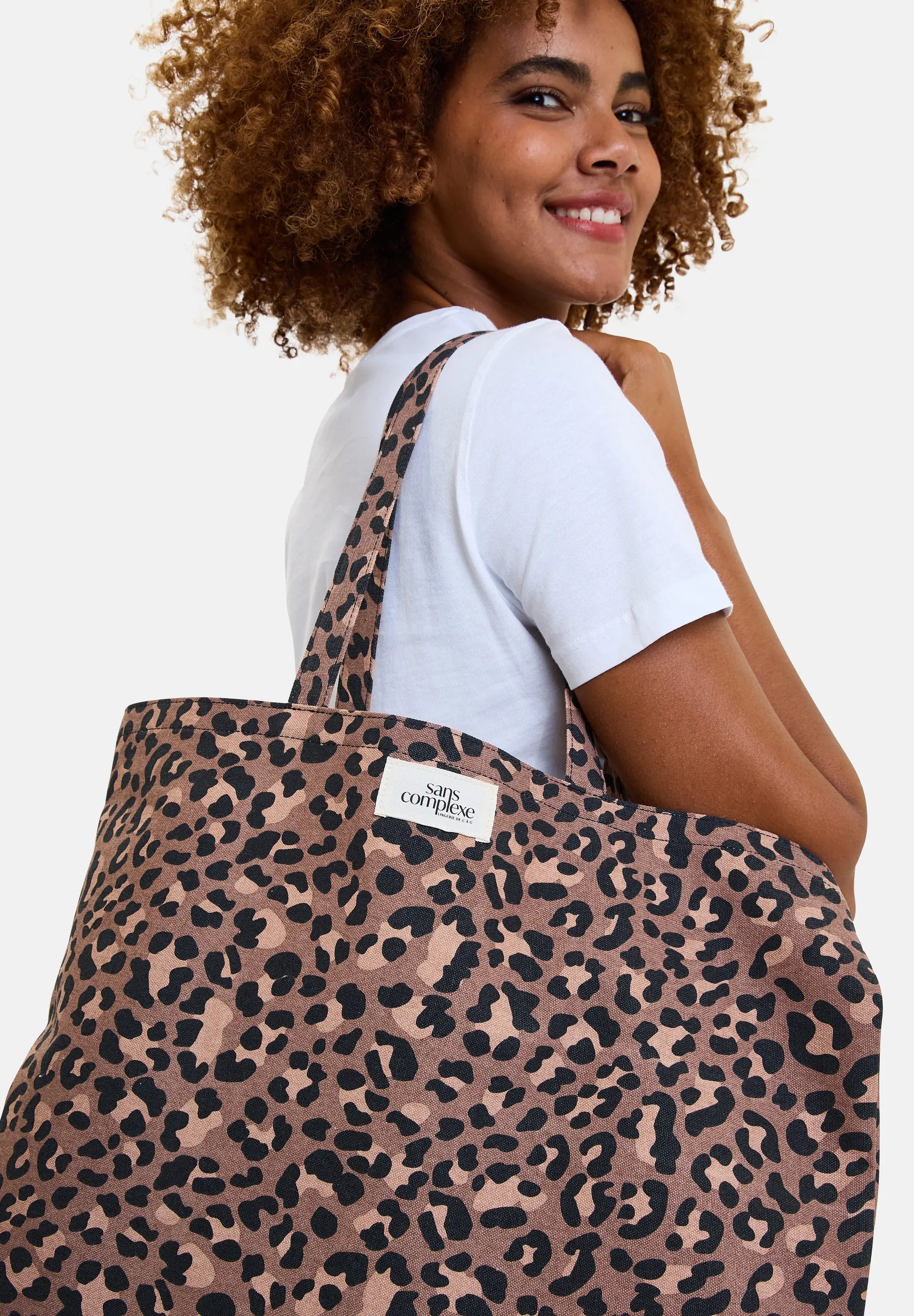 Tote Bag imprimé léopard