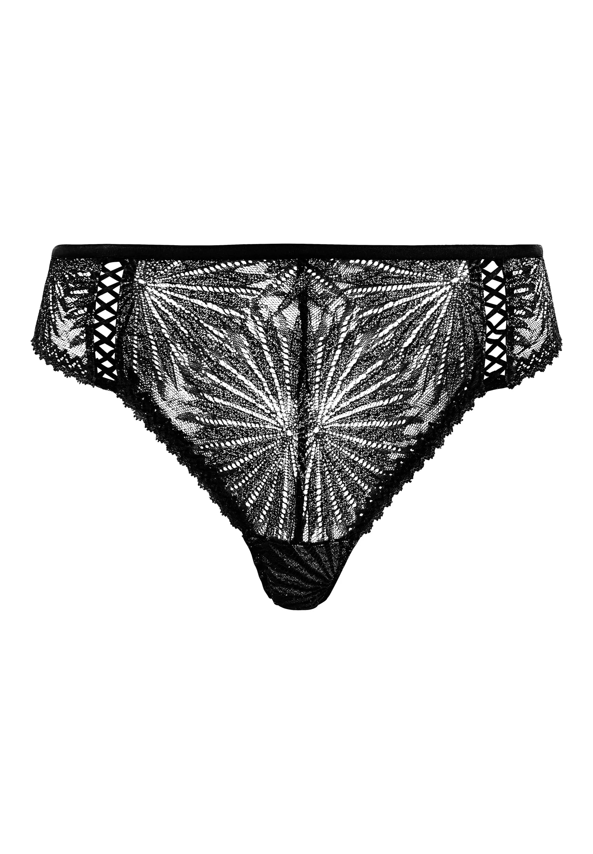 Tanga Laurie in zwart