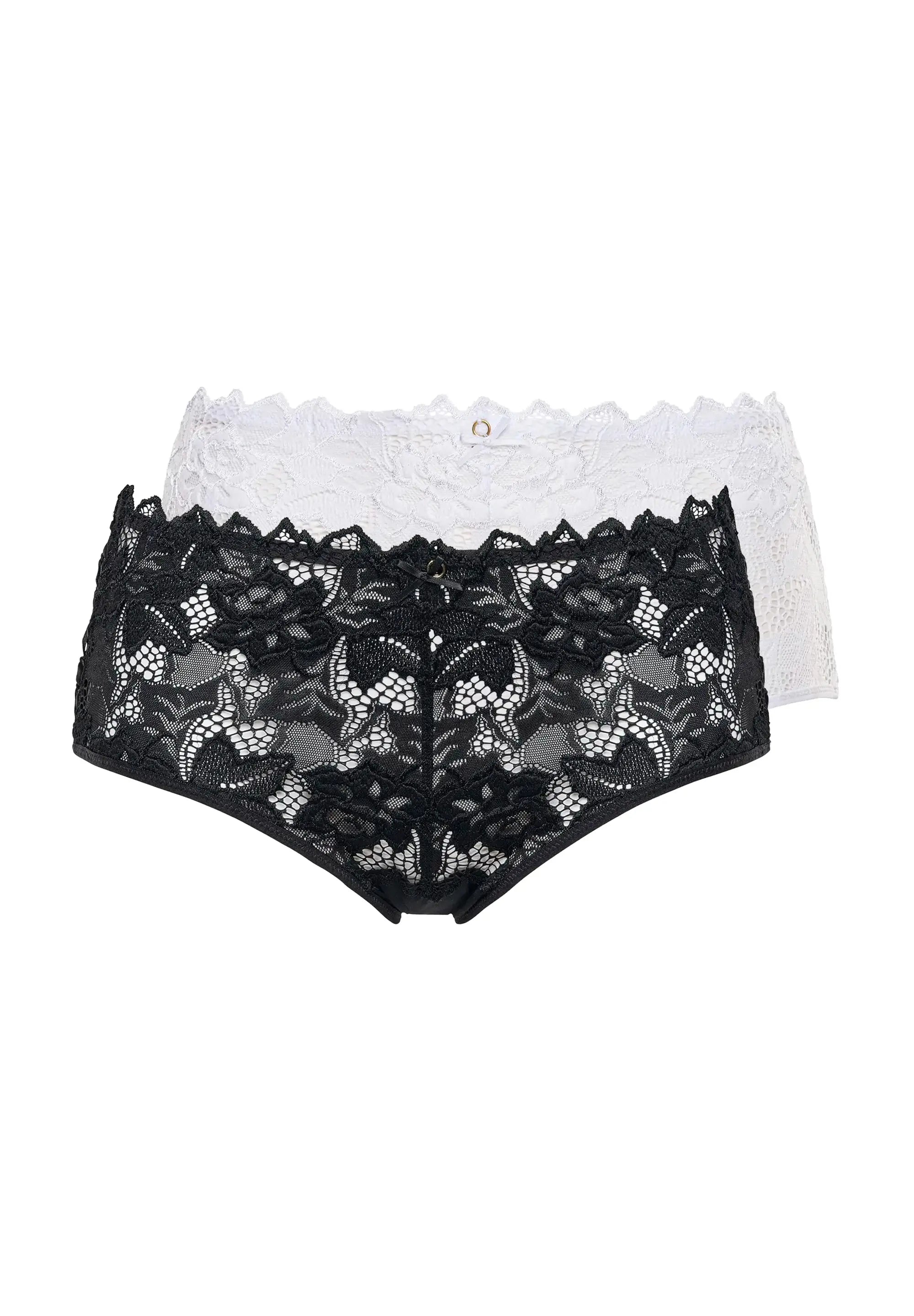 2-pack Arum Prima slips in Zwart en Wit