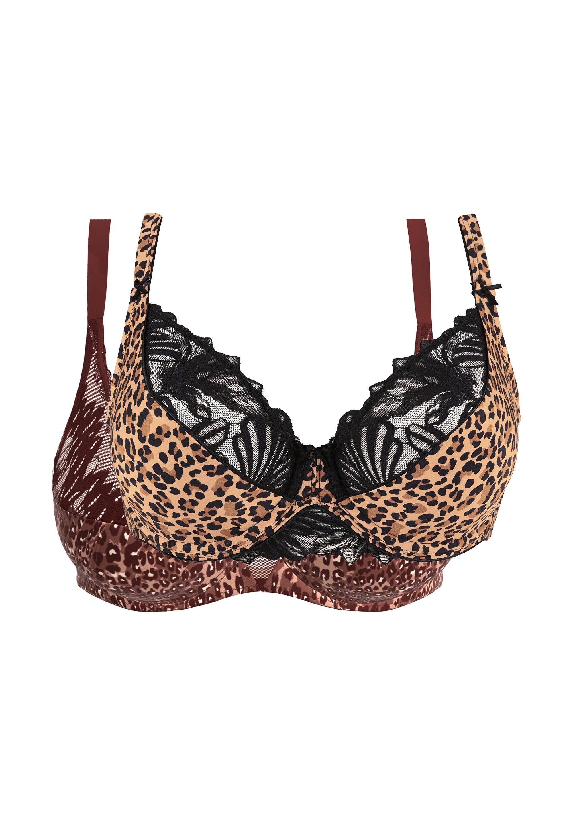 Full coverage bra Lya Leopard Mocha Printed