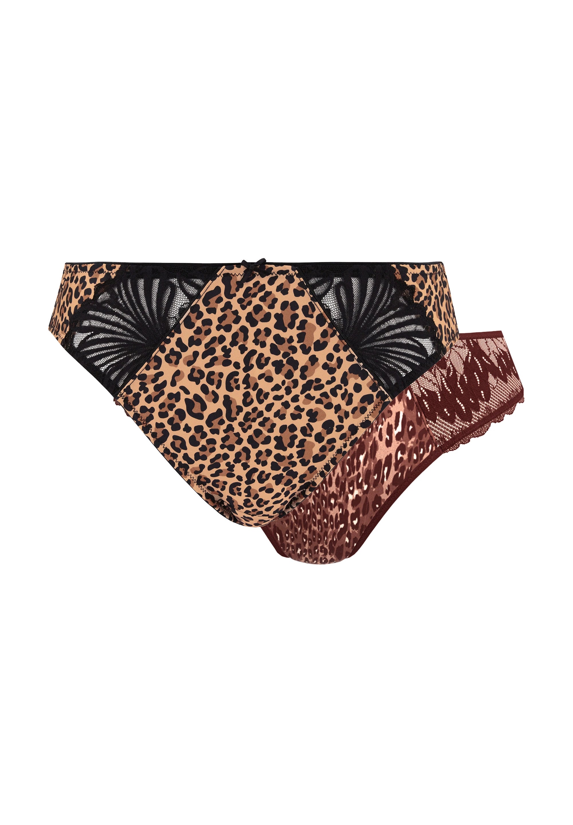 Briefs Lya Mocha Leopard Print