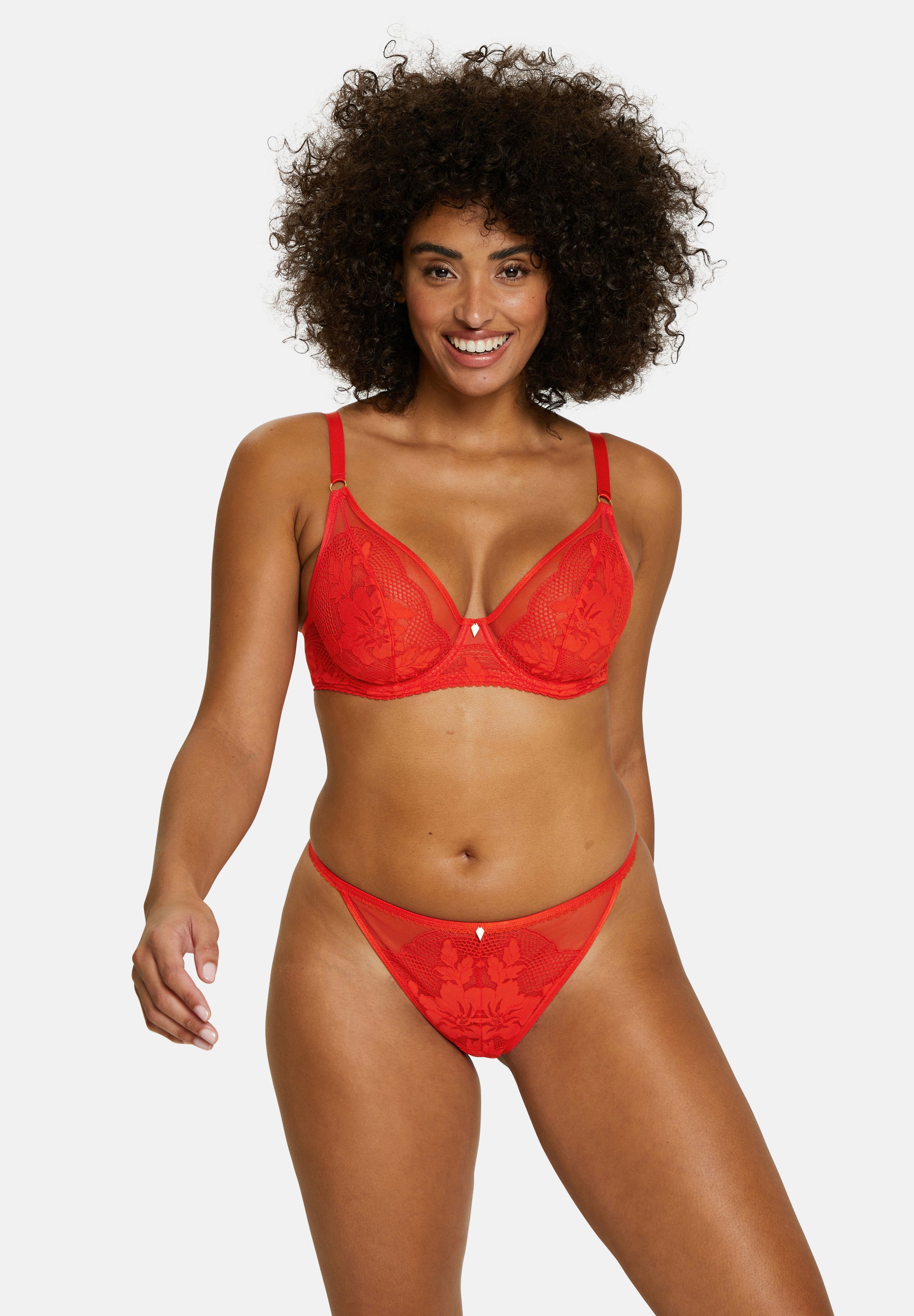 Thong Charmante Poppy Red