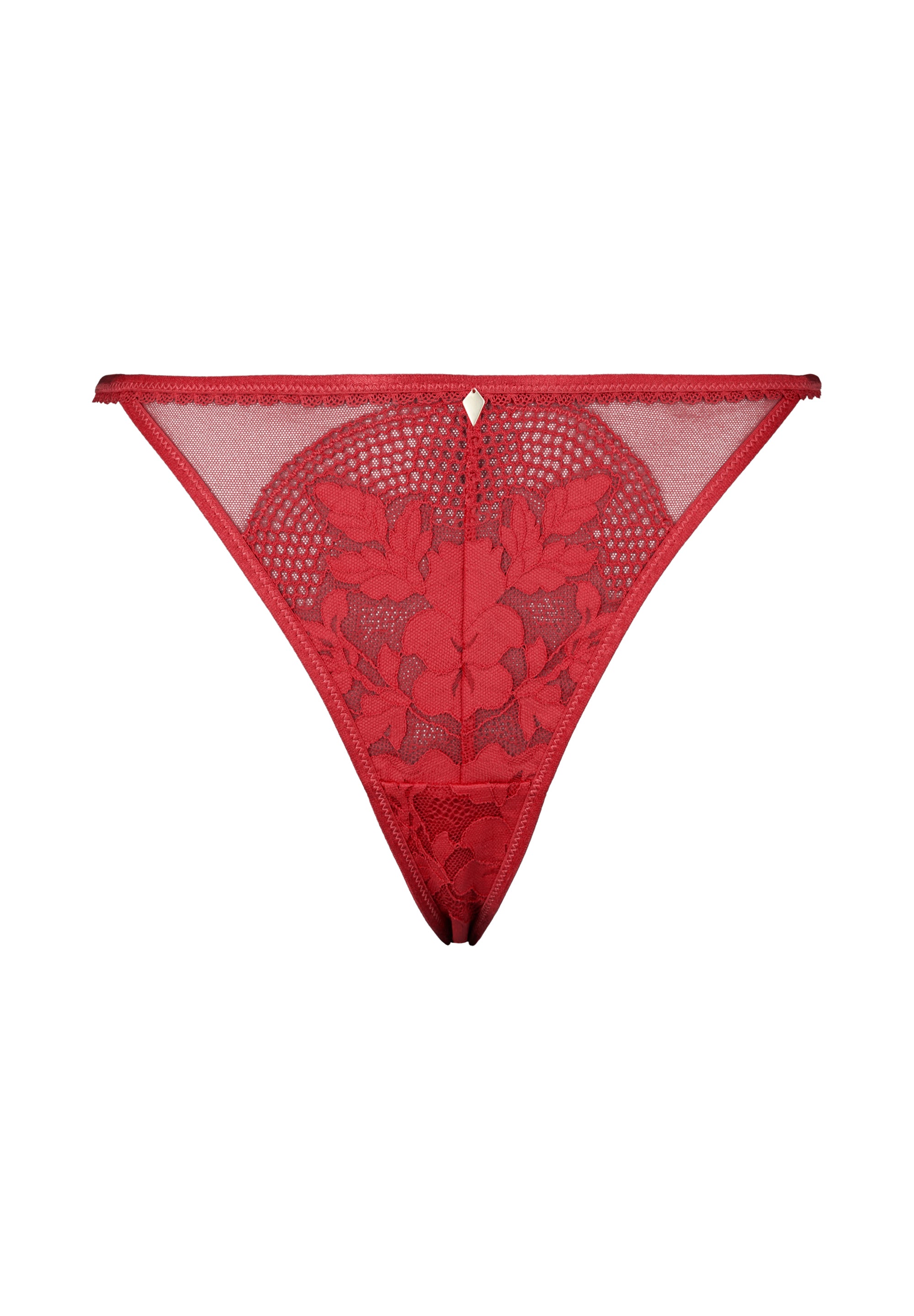String Charmante Rouge Grenat Lingerie Grande Taille