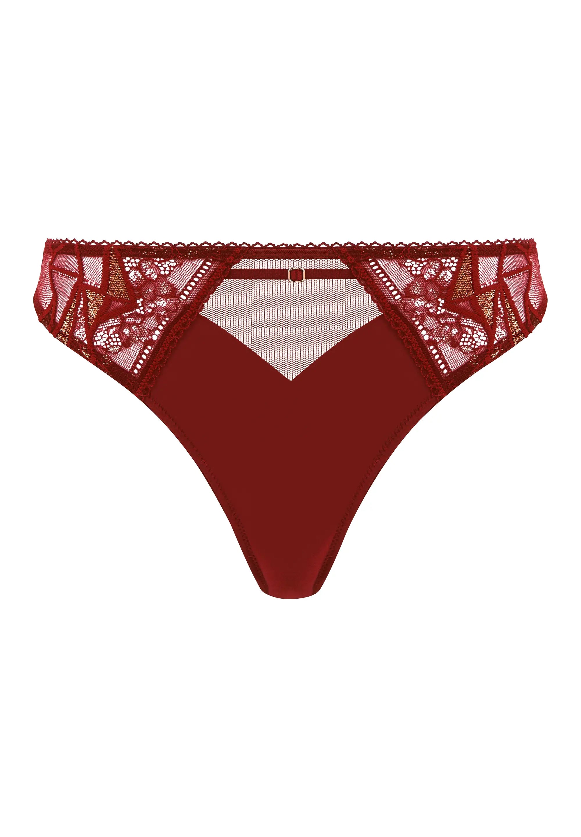Tanga Désiré Rood en Koperkleurig Lurex