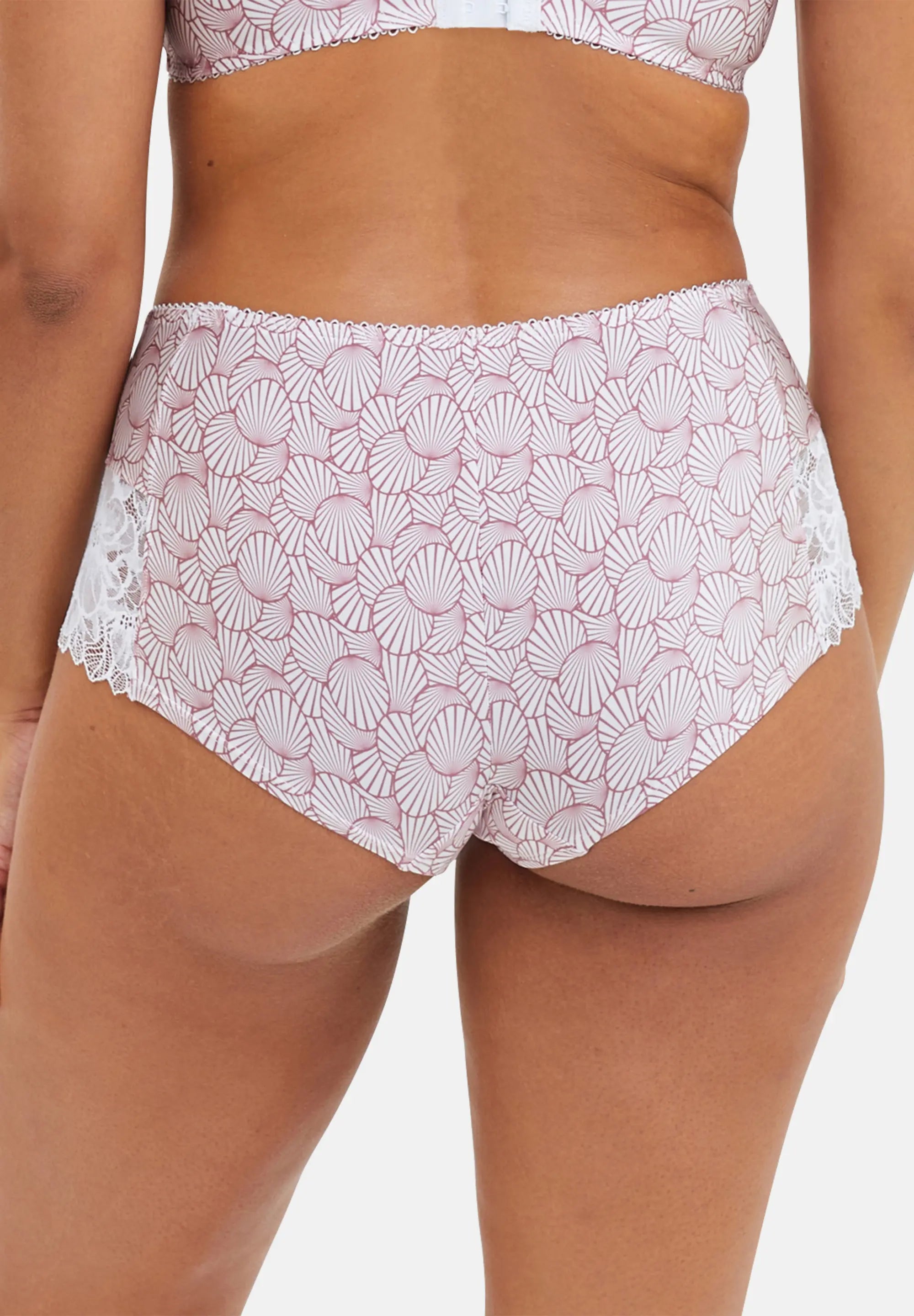 Braguita clásica Garance Estampado Gráfico Rosa