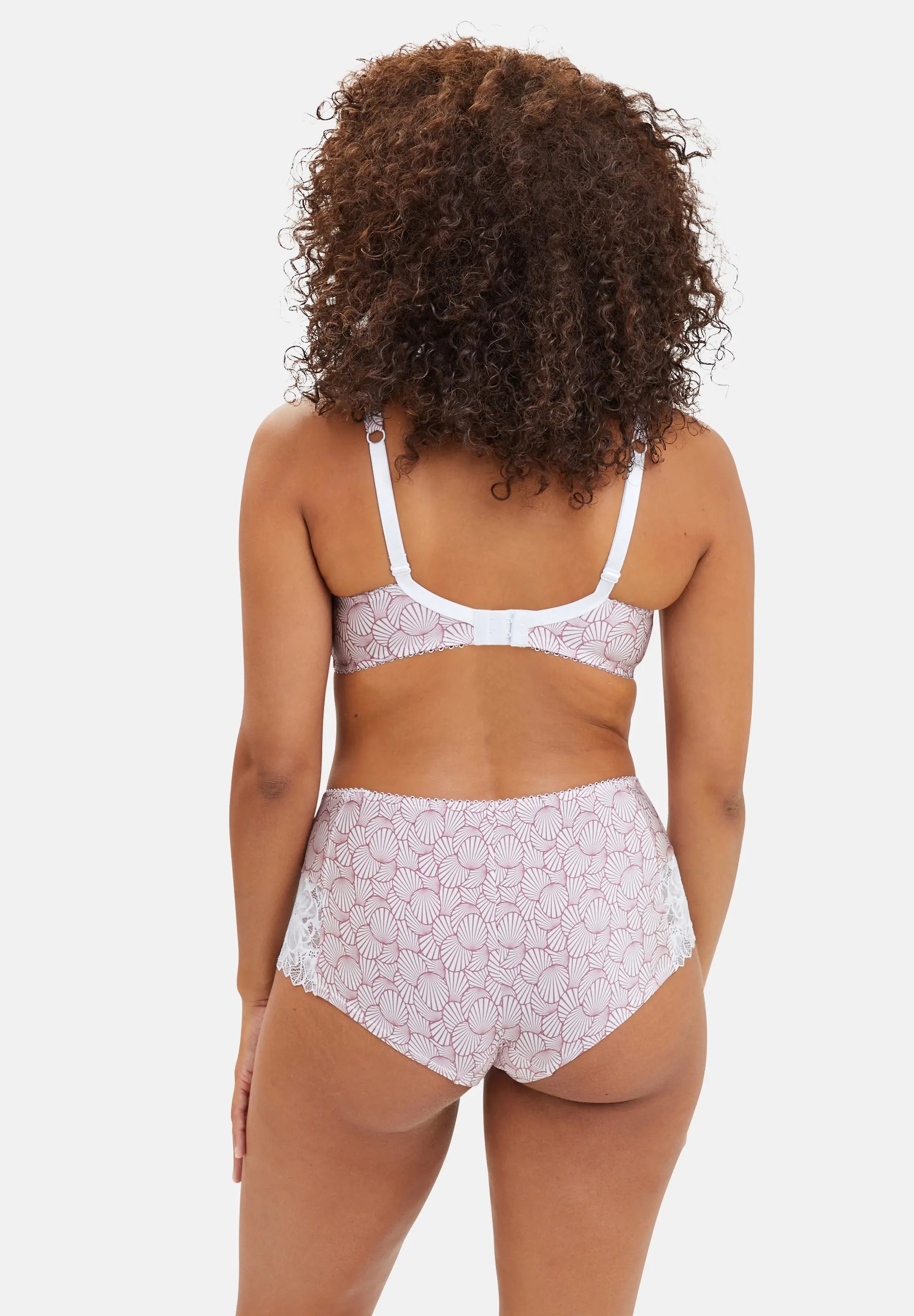 Braguita clásica Garance Estampado Gráfico Rosa