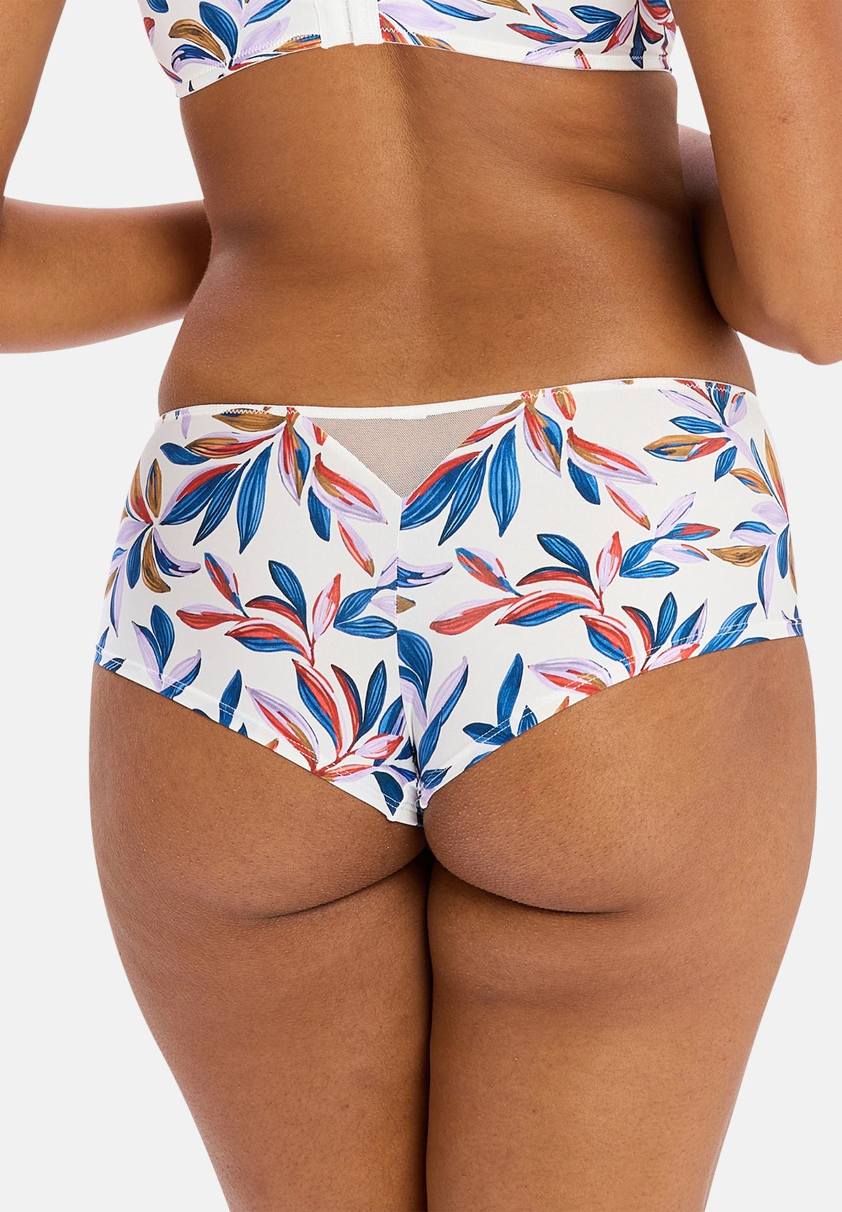 Shorty Narcisse Print Végétal Graphique