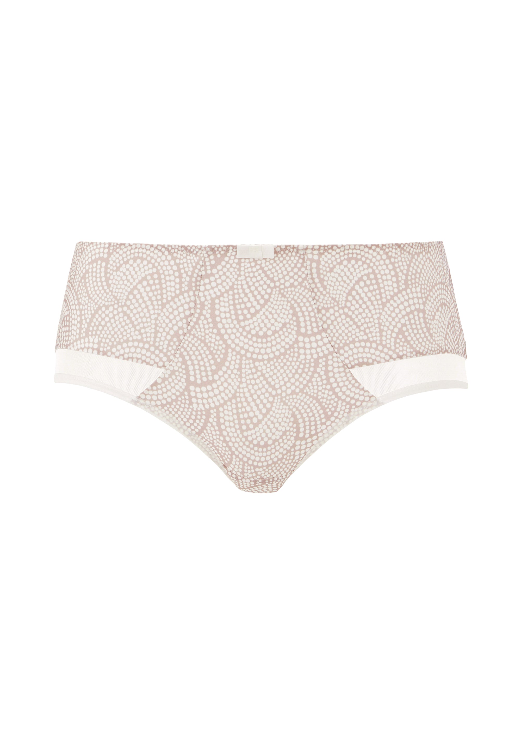 Shorty Complice Taupe Graphic Print