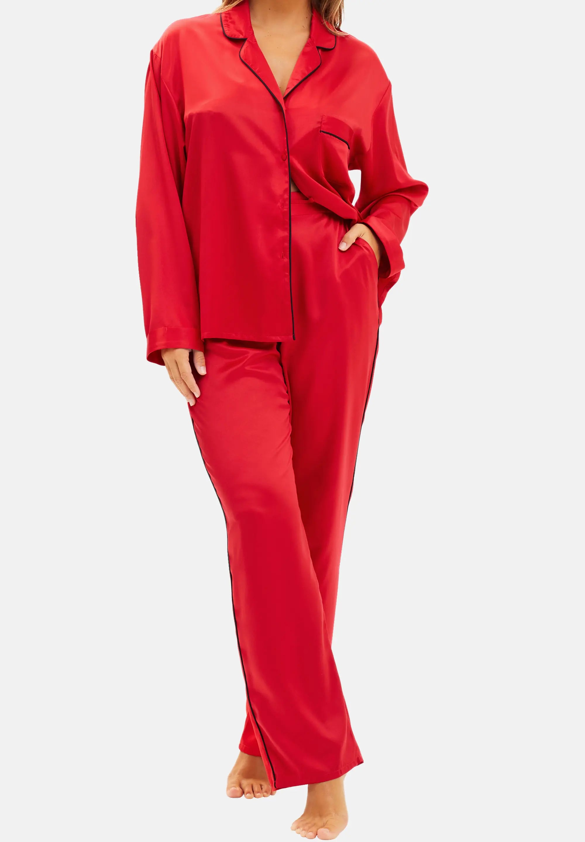 Blouse Gorgeous Red Equestrian