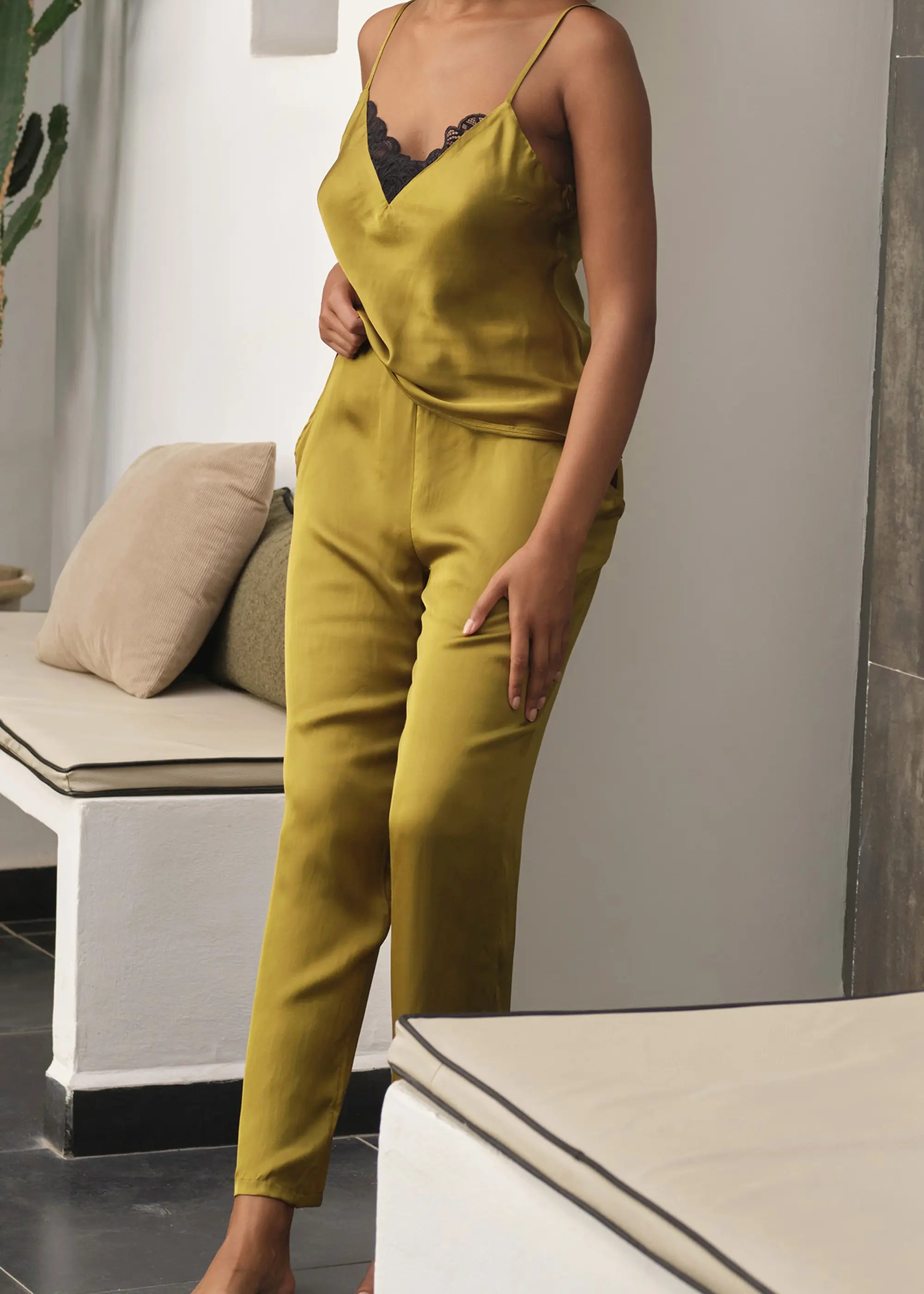 Pantalon Shiny Bronze