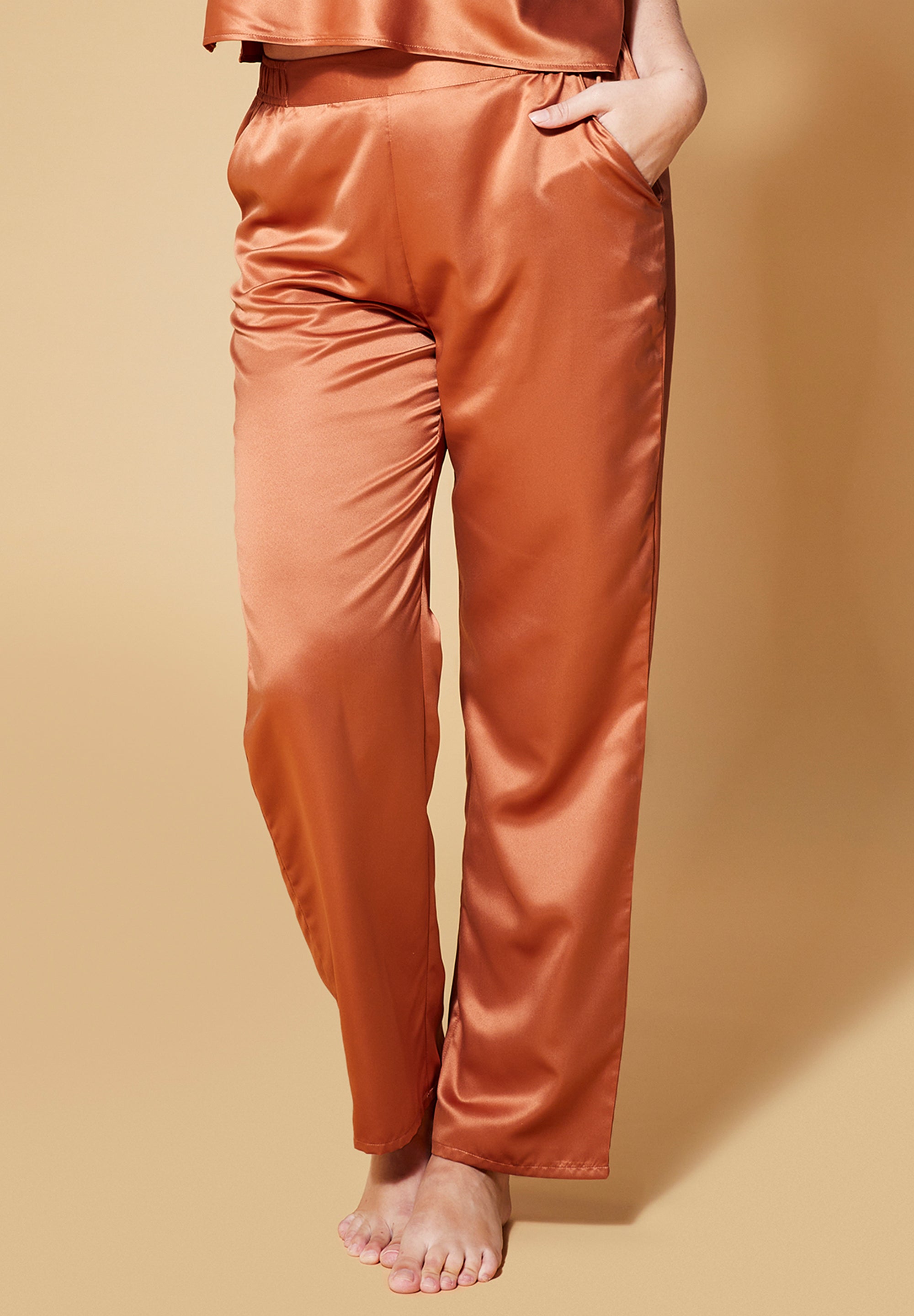 Pantaloni da sole caramellati Glam Chic