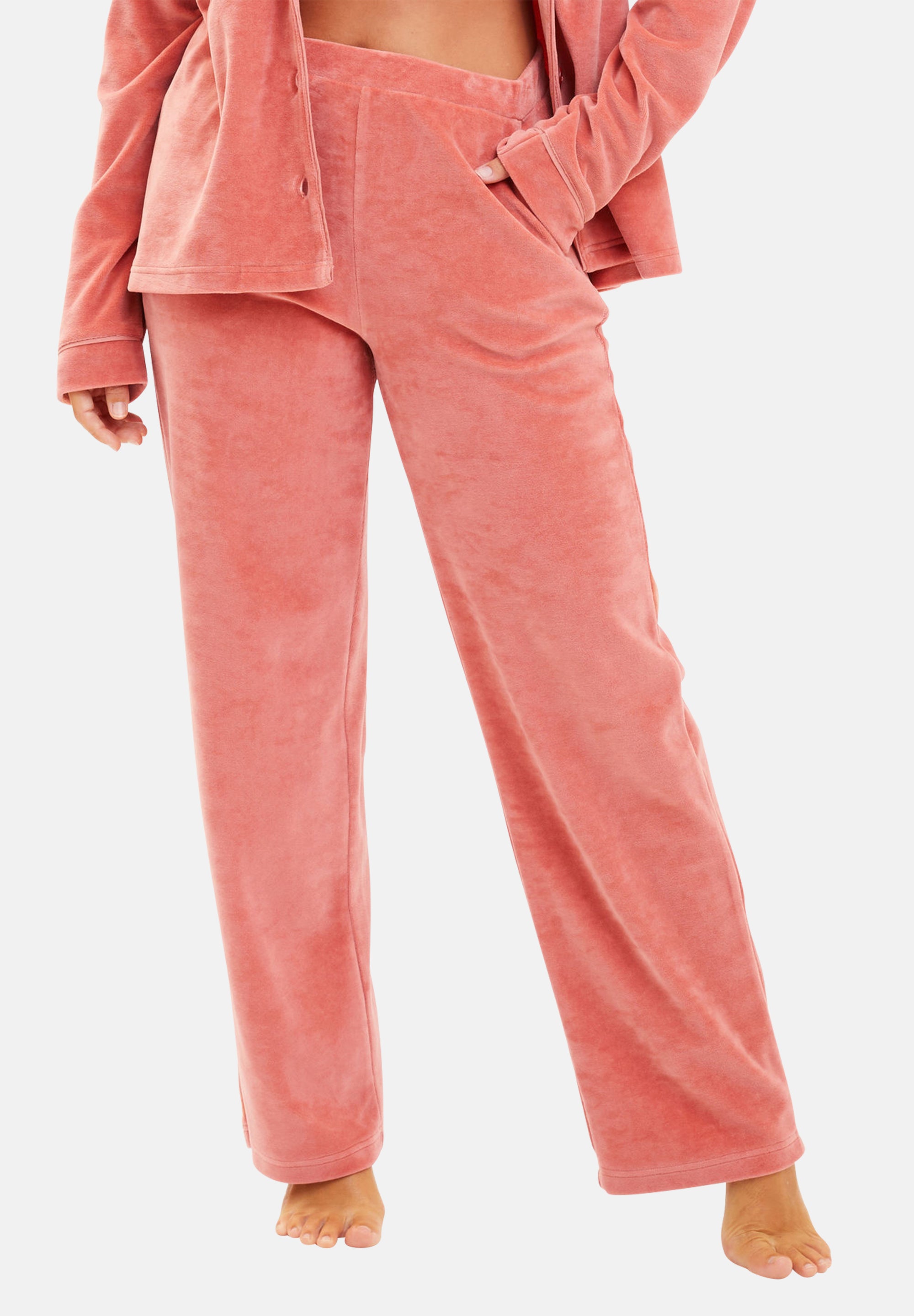 Trousers Cozy Pink Desert Sand