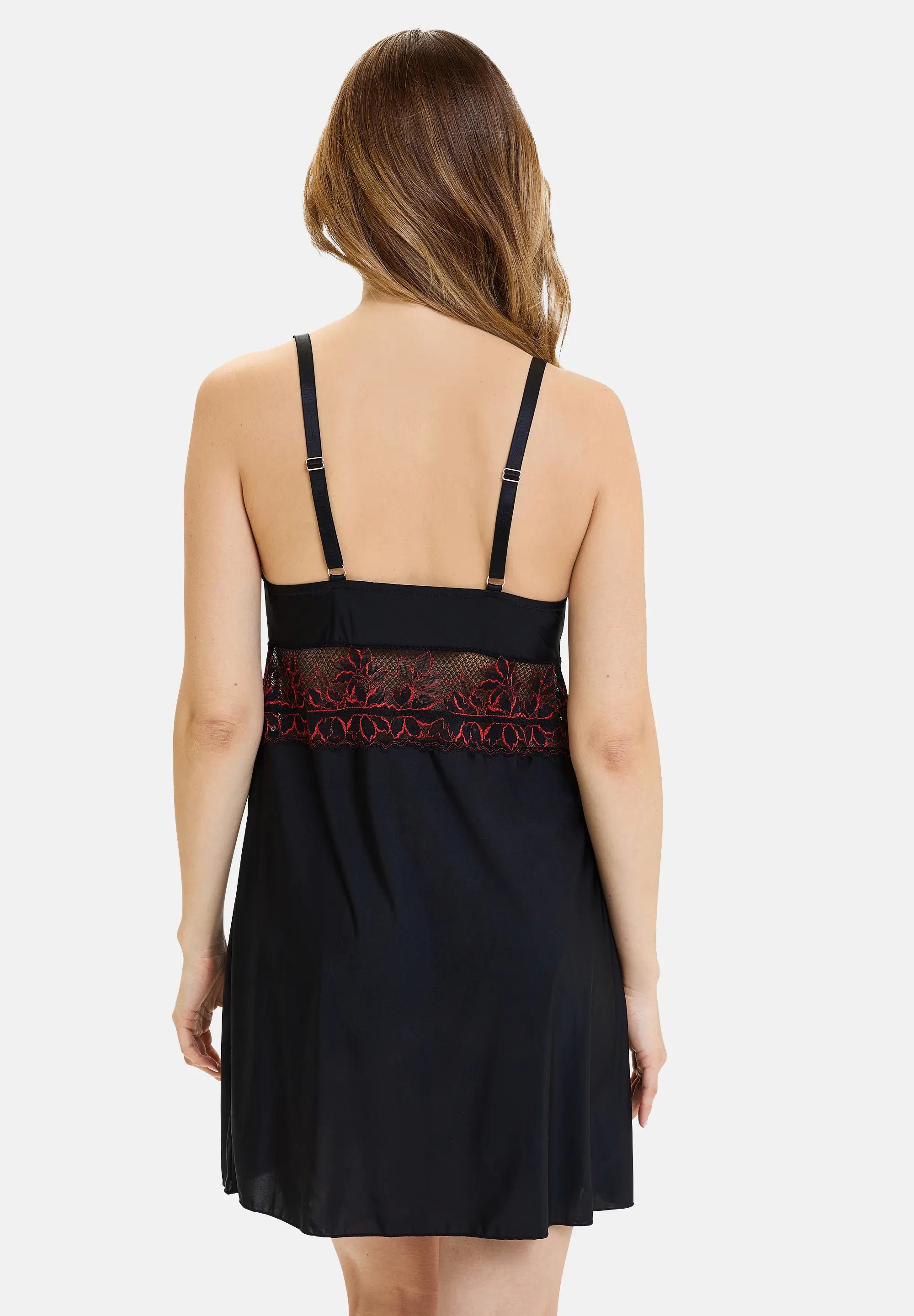 Nuisette Mélodie Noir & Rouge