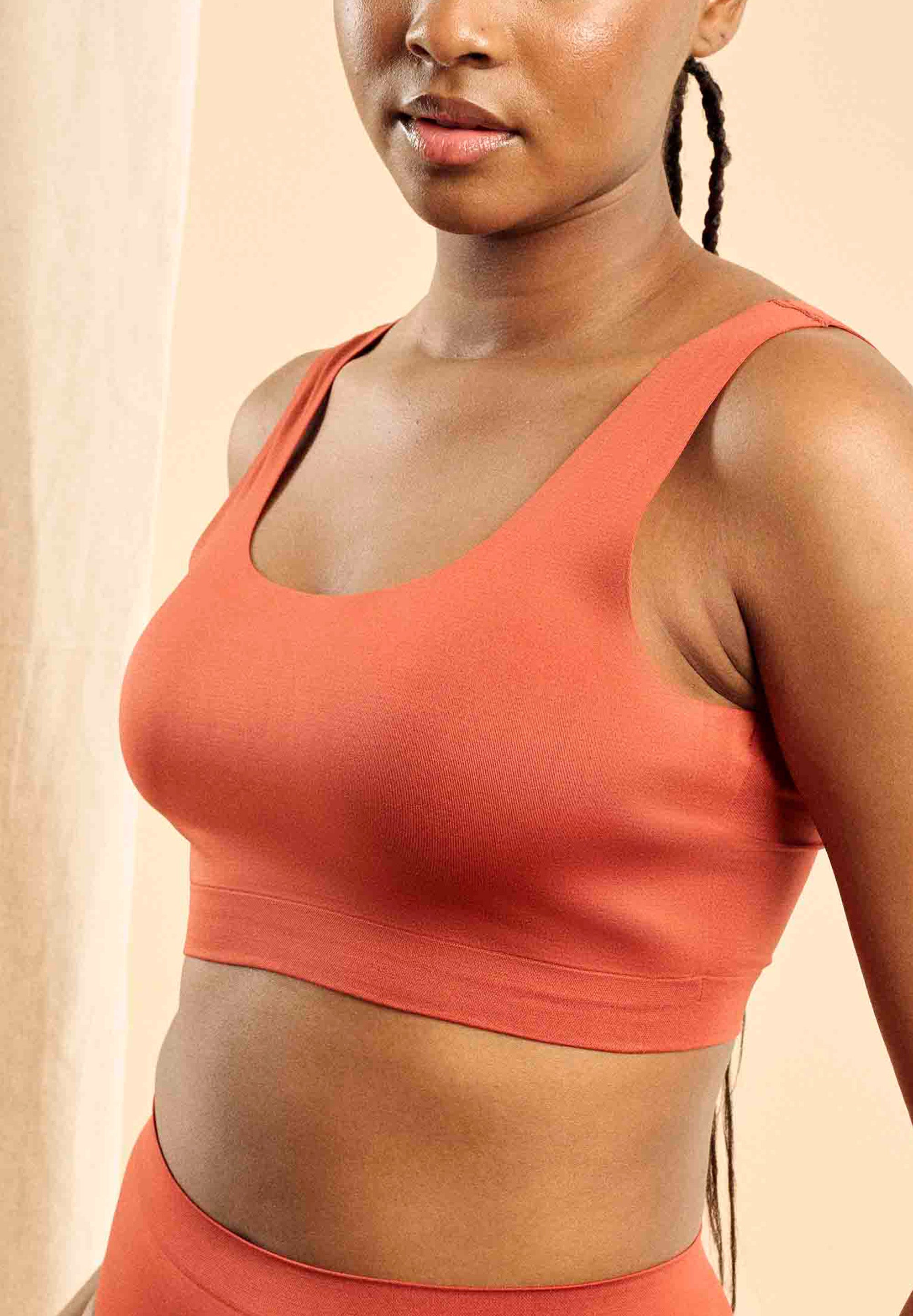 So Comfort Red Epice Tandori bra without underwire
