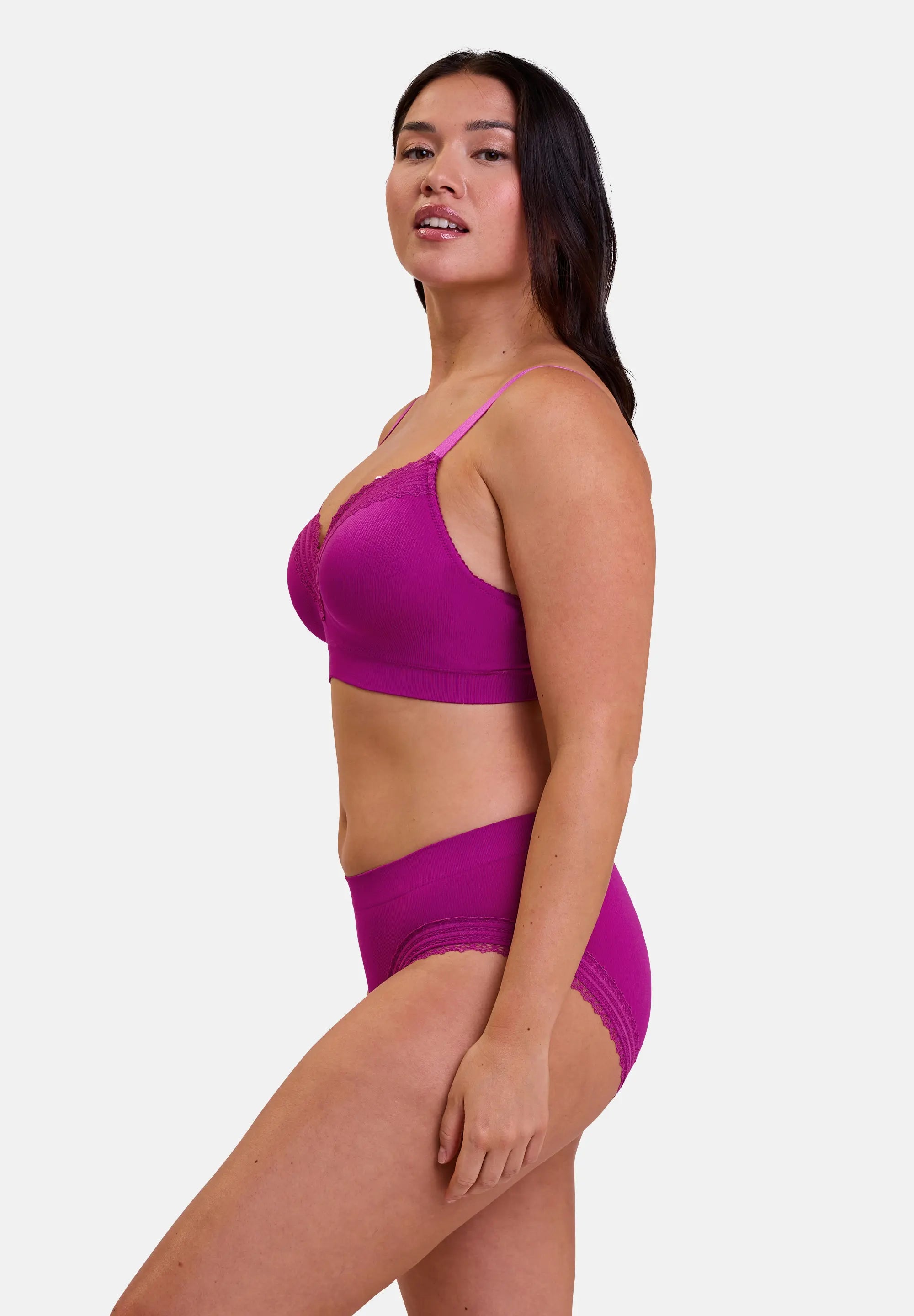 Slip Agathe Rose Fuchsia