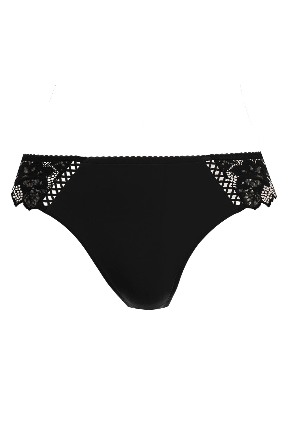 Slip dentelle Arum Noir – packshot
