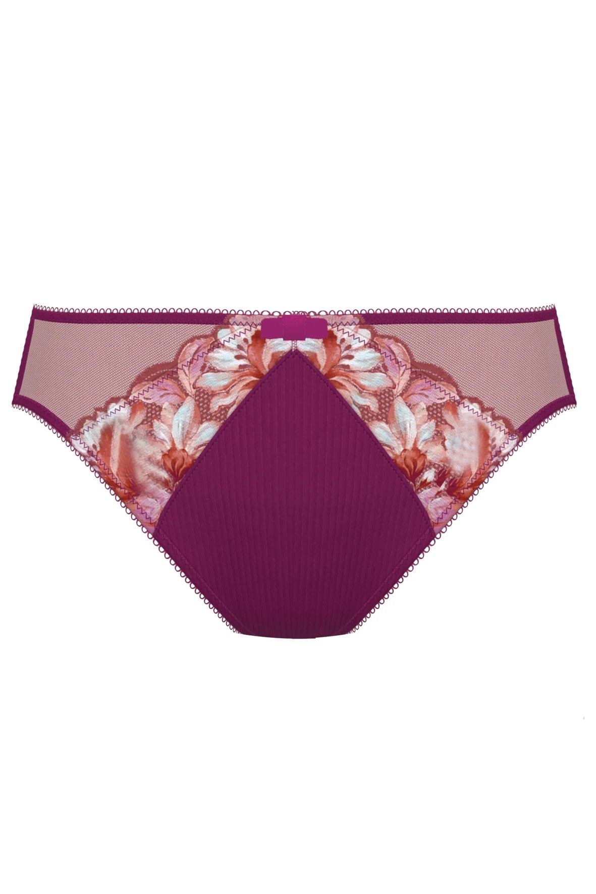 Slip Rosa Fantaisie Fleurs d'Automne Aquarelle