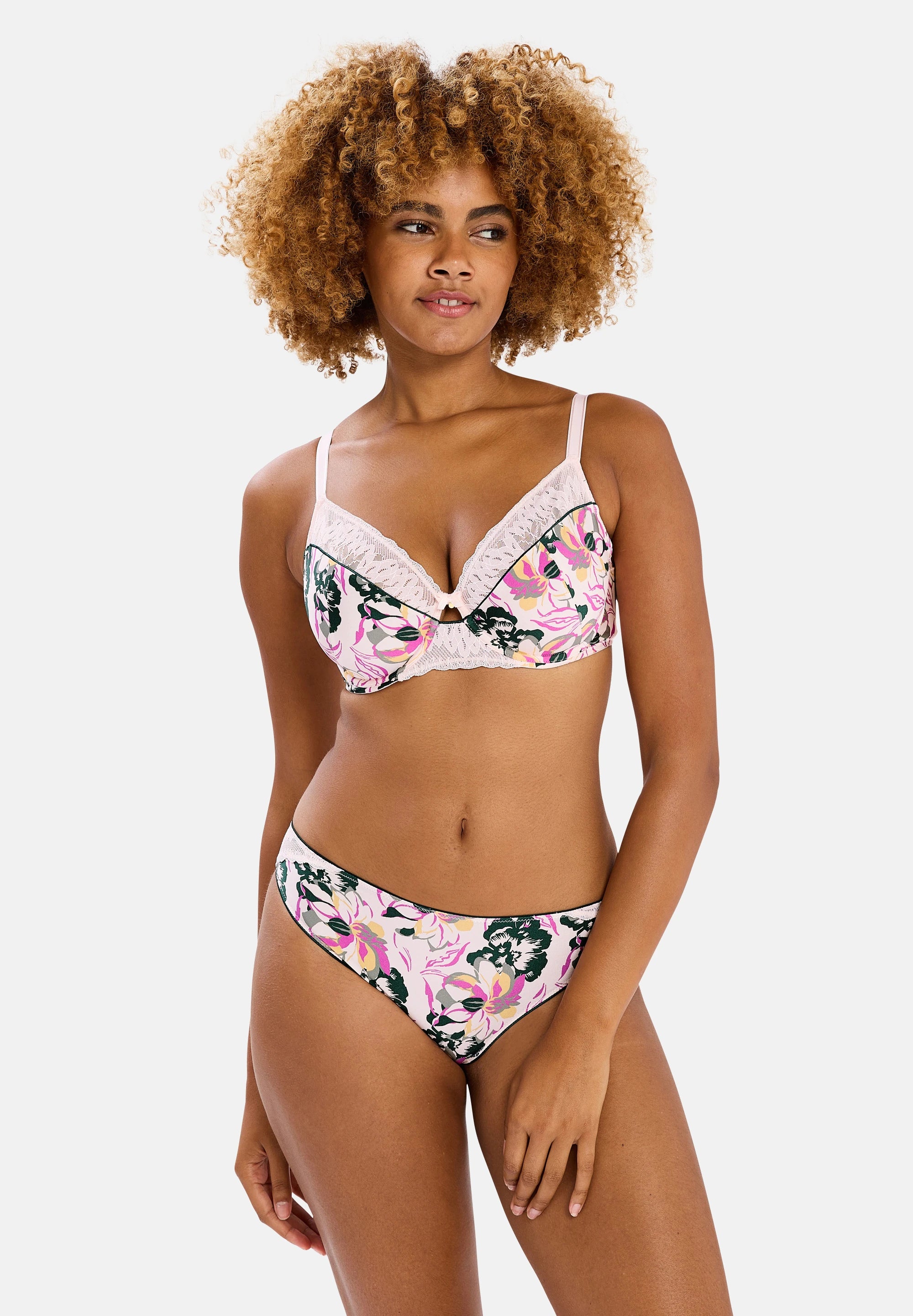 Slip Eloane Verte Floraison