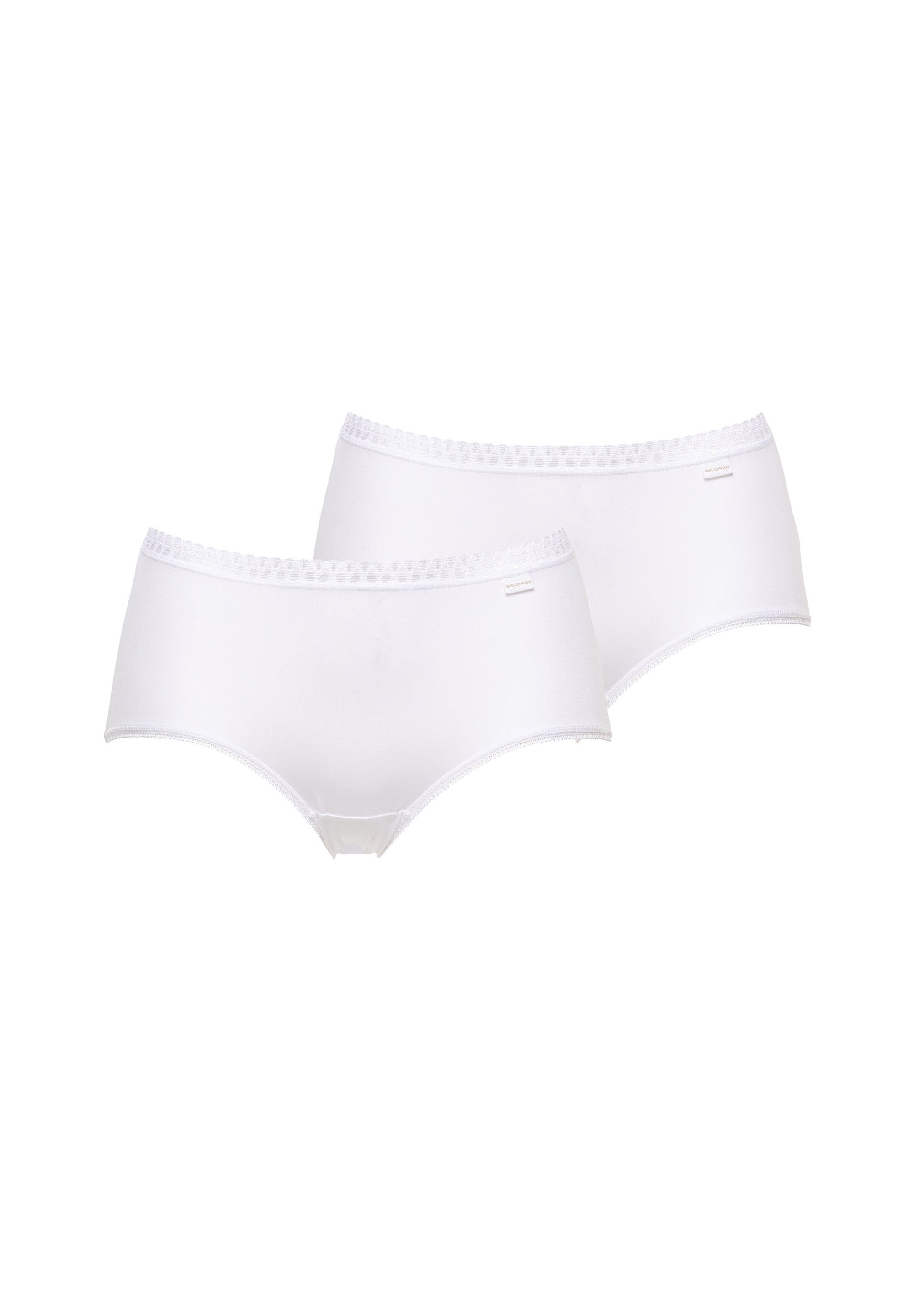 Briefs - Pack of 2 Classic White Cotton