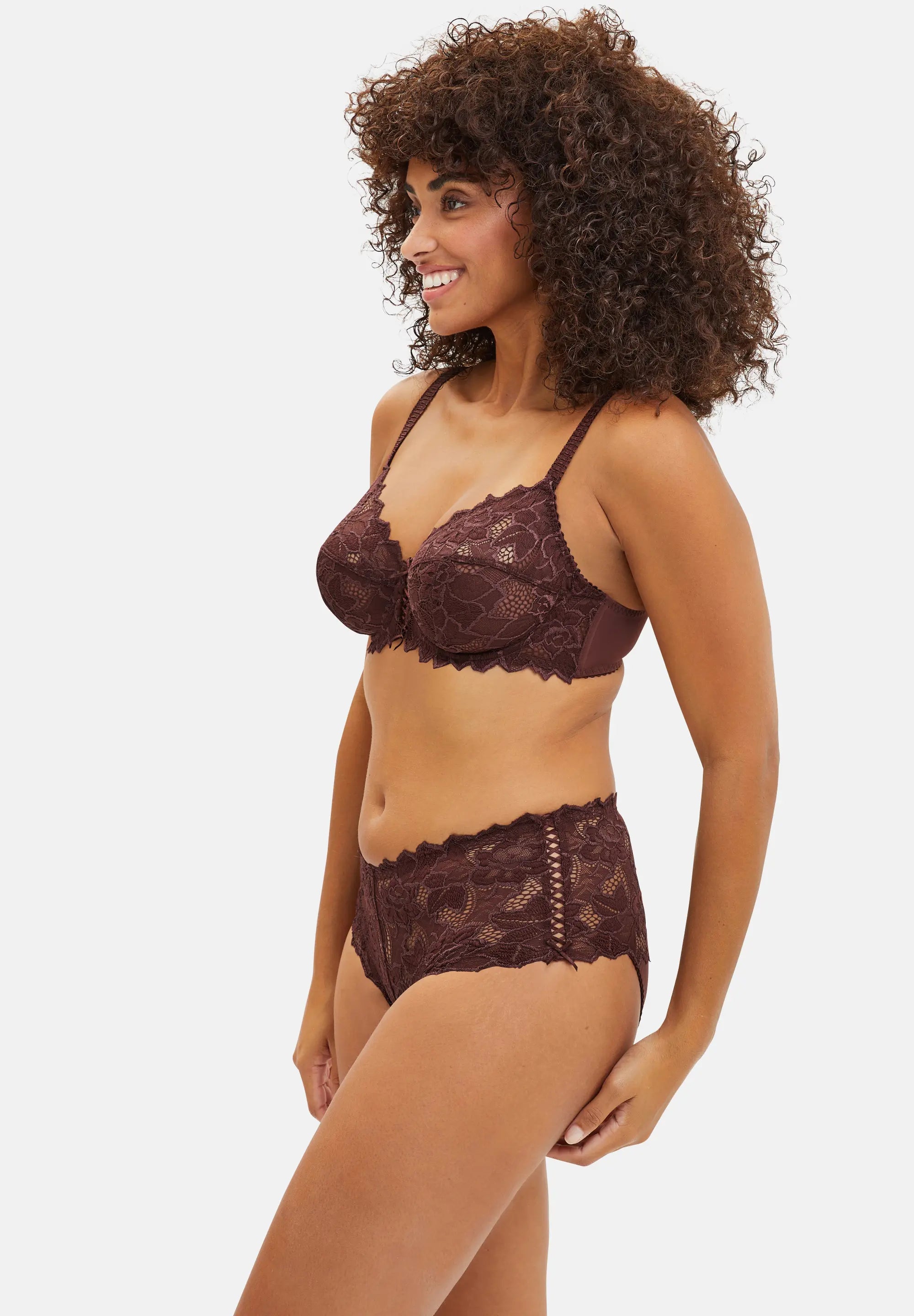 Midi slip Arum Chocolade Amer