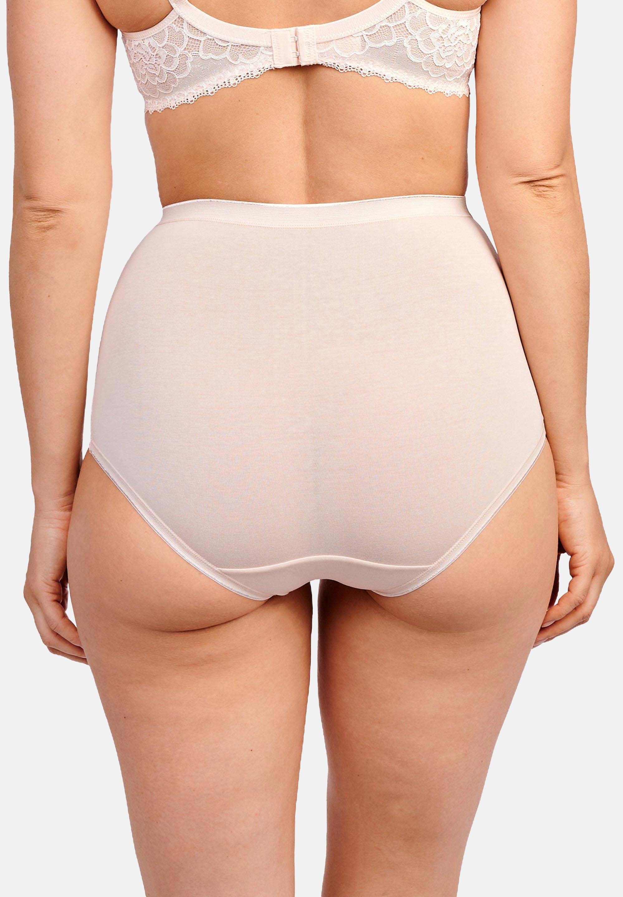 Medium briefs - Pack of 3 Simplement Coton B Pink Silver Peony