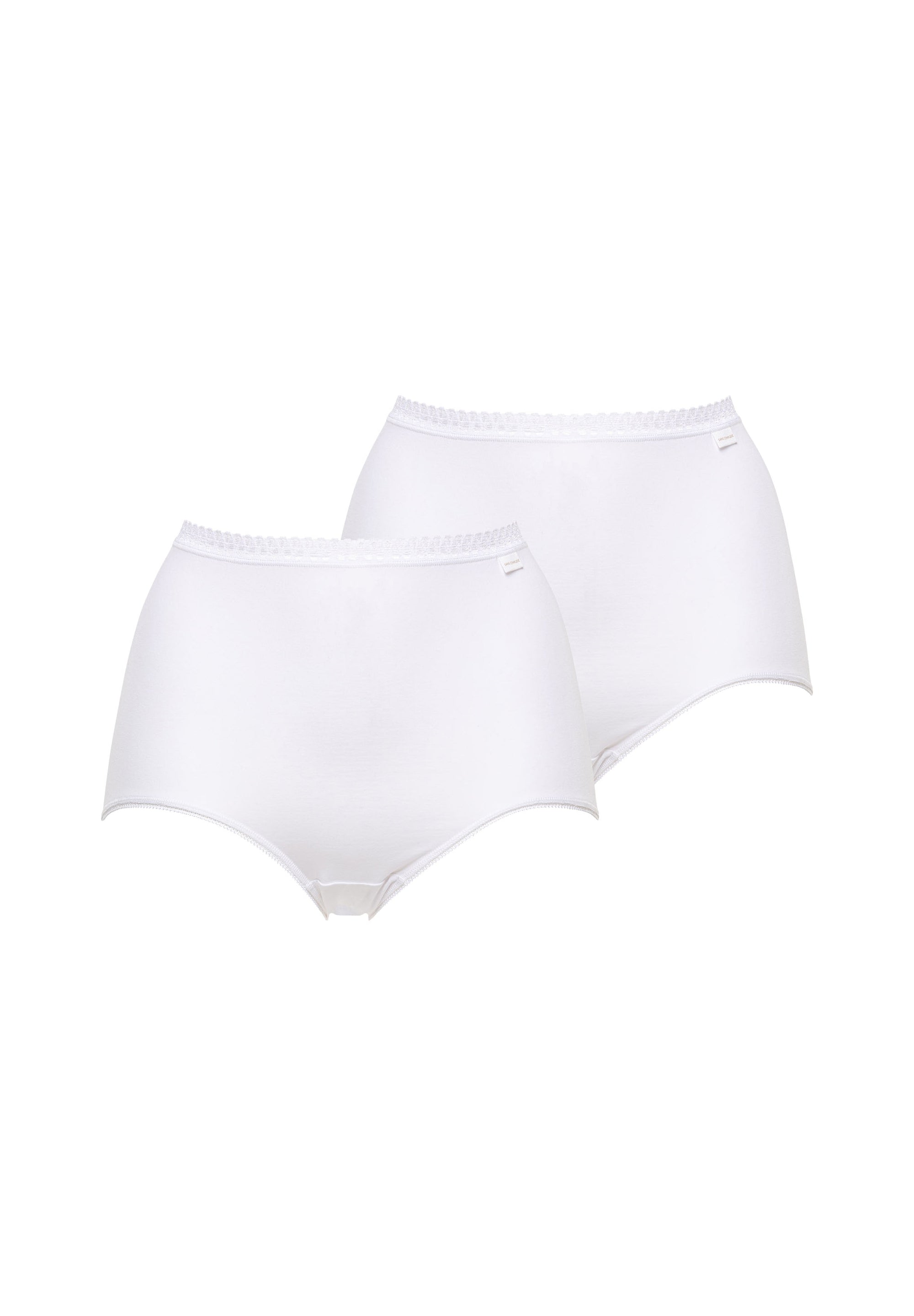 Panties - Pack of 2 Classic Cotton B White+White 
