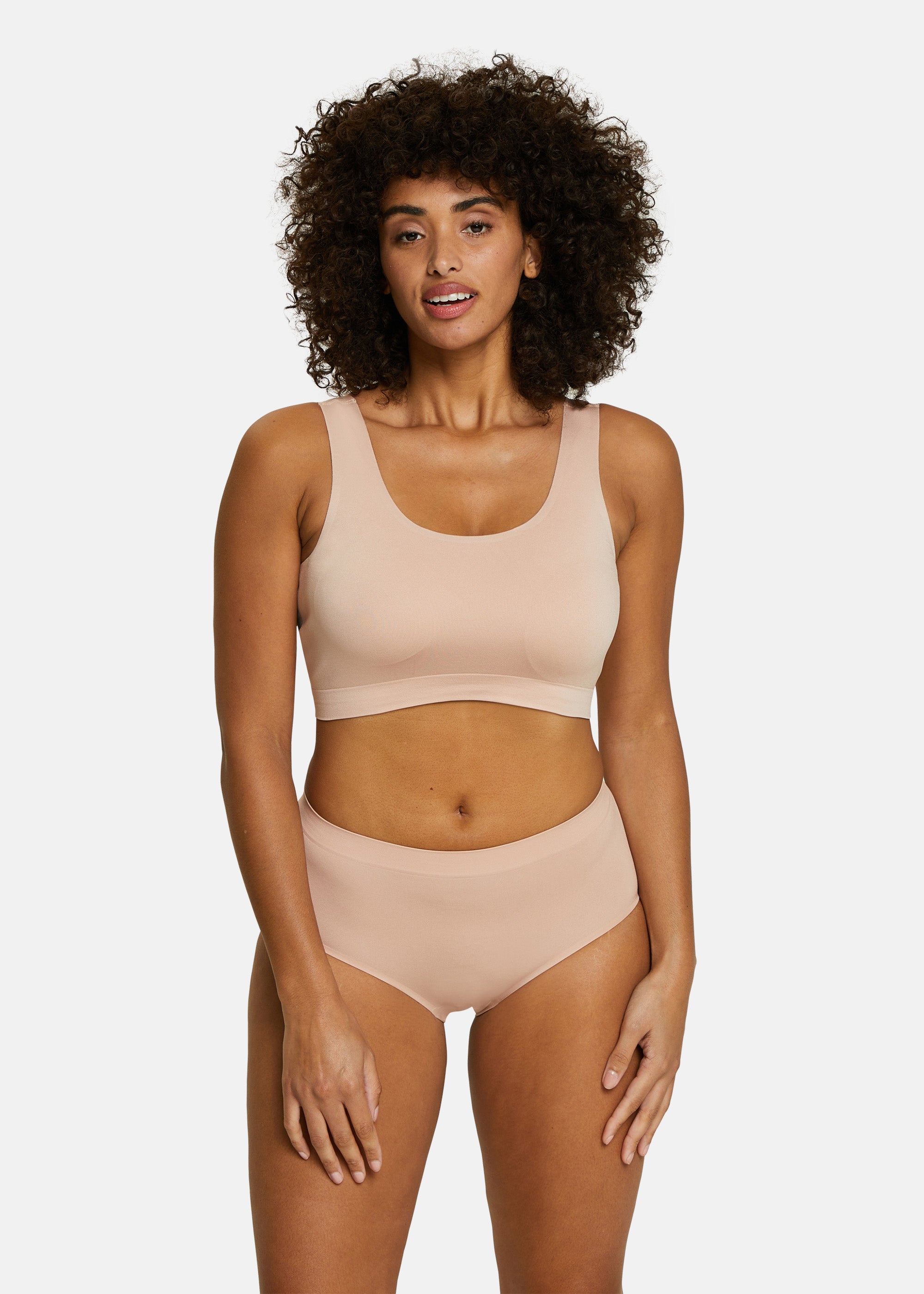 So Confort Nude high-waisted briefs