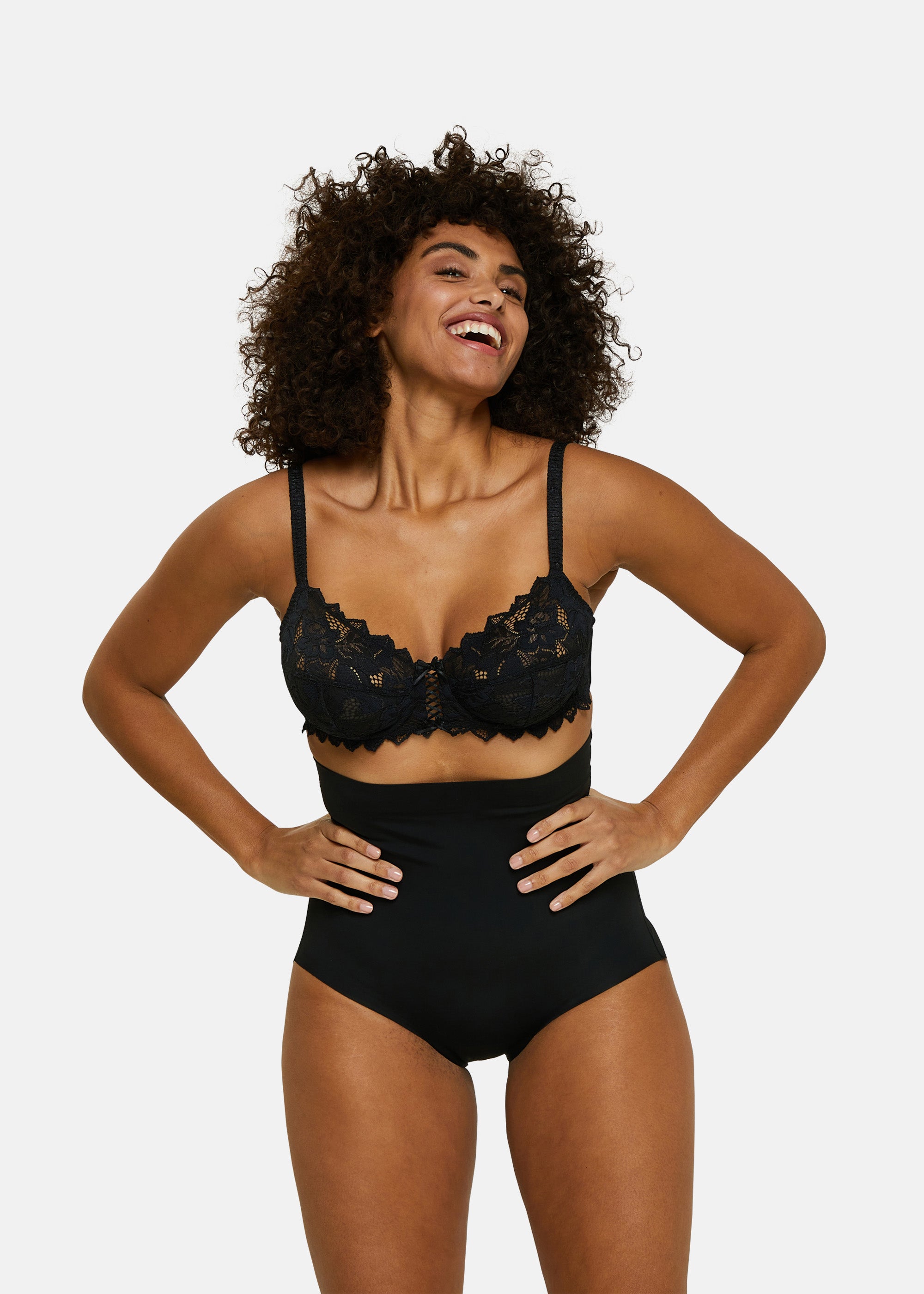 Perfect Touch high-waisted briefs Black 