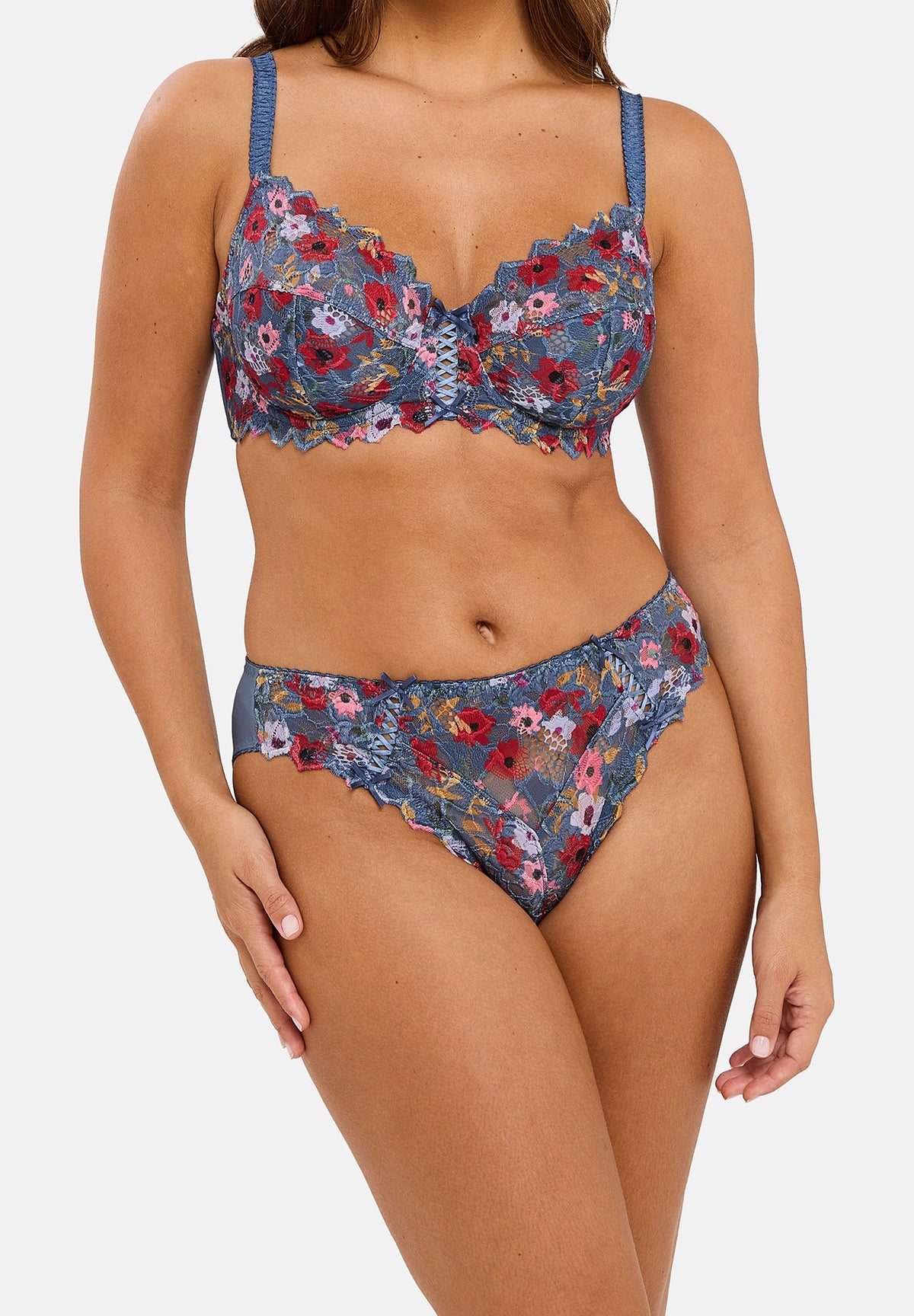 Full cup bra Arum Mosaïc Printed Frosted Flowers