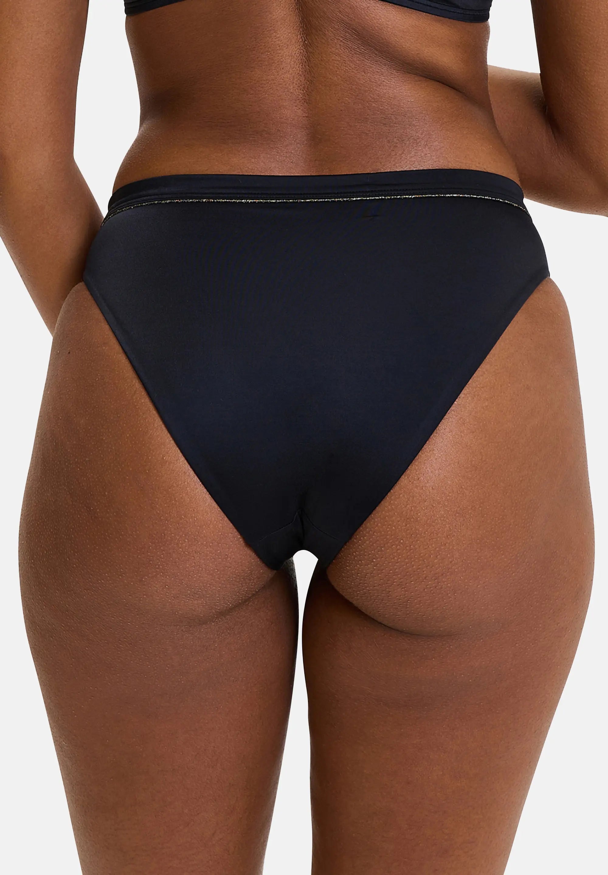 Slip de bain Speekaboo Shape Noir