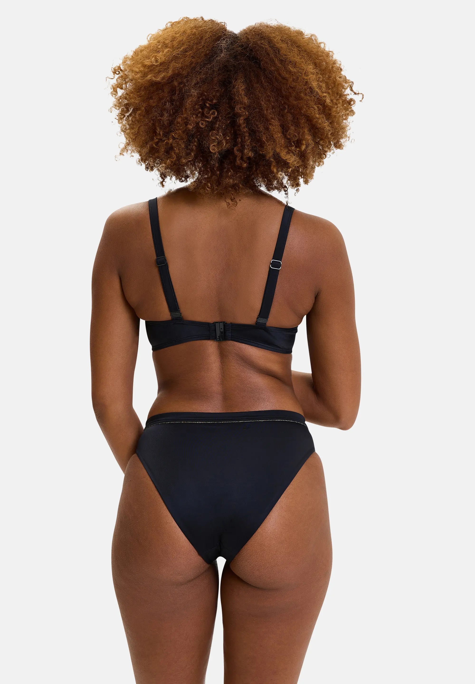 Slip de bain Speekaboo Shape Noir