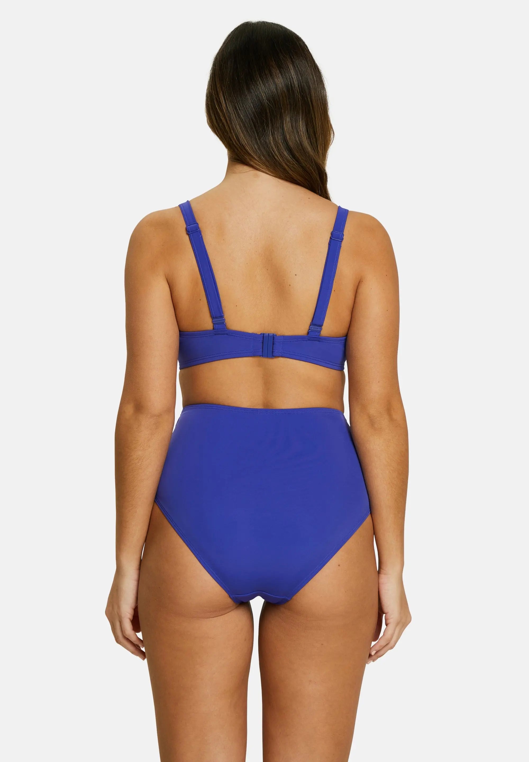 Bas De Maillot De Bain Femme Taille Haute - Couleur Unie - Gainant Et Confortable - Pour Plage, Piscine Ou Grossesse