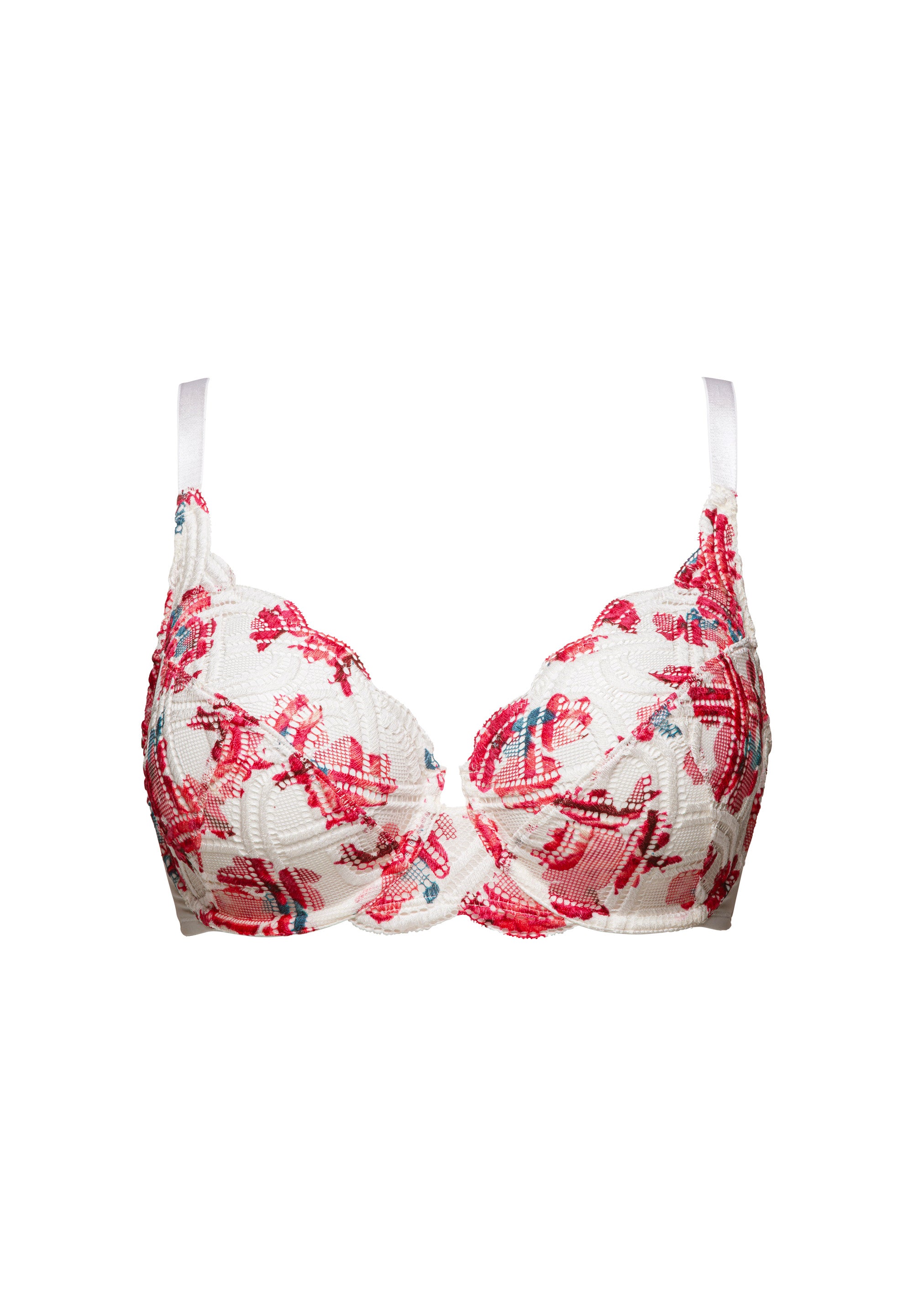 Full cup bra Elise Fantaisy Print Flowers Pink Ivory