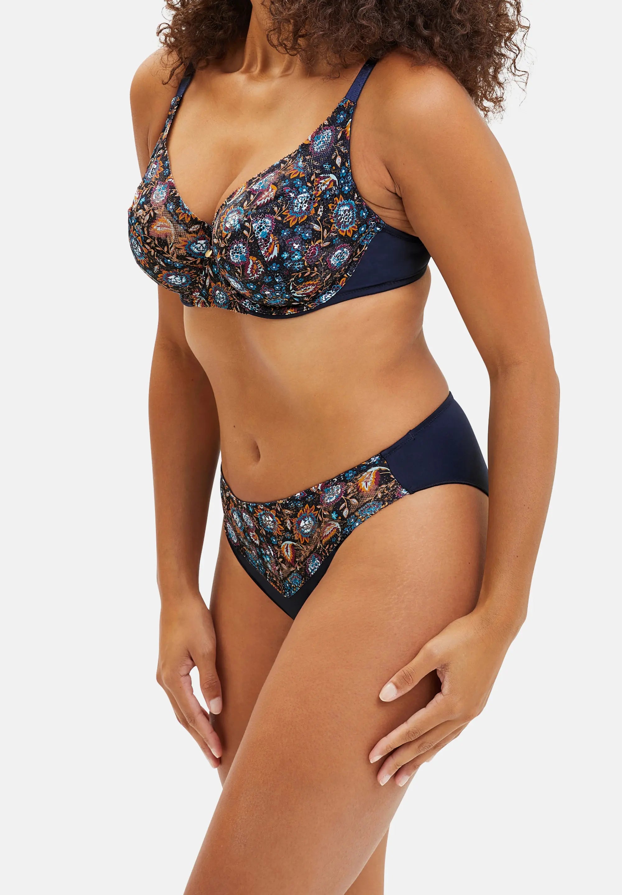 Soutien-gorge emboîtant Suzie Fantaisie Imprimé Floral Gipsy Bleu Marine