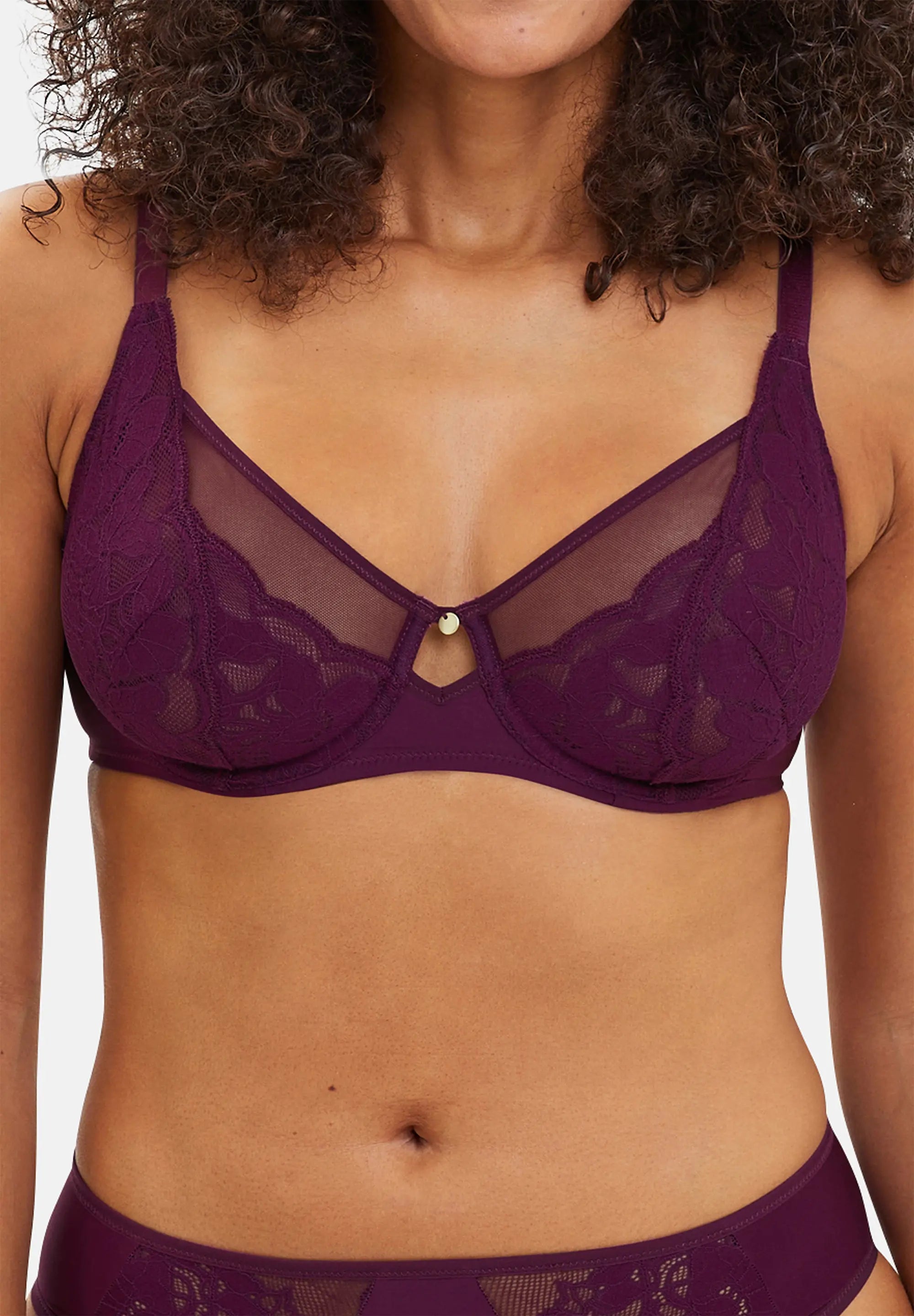 Soutien-gorge emboîtant Romance Violet Profond