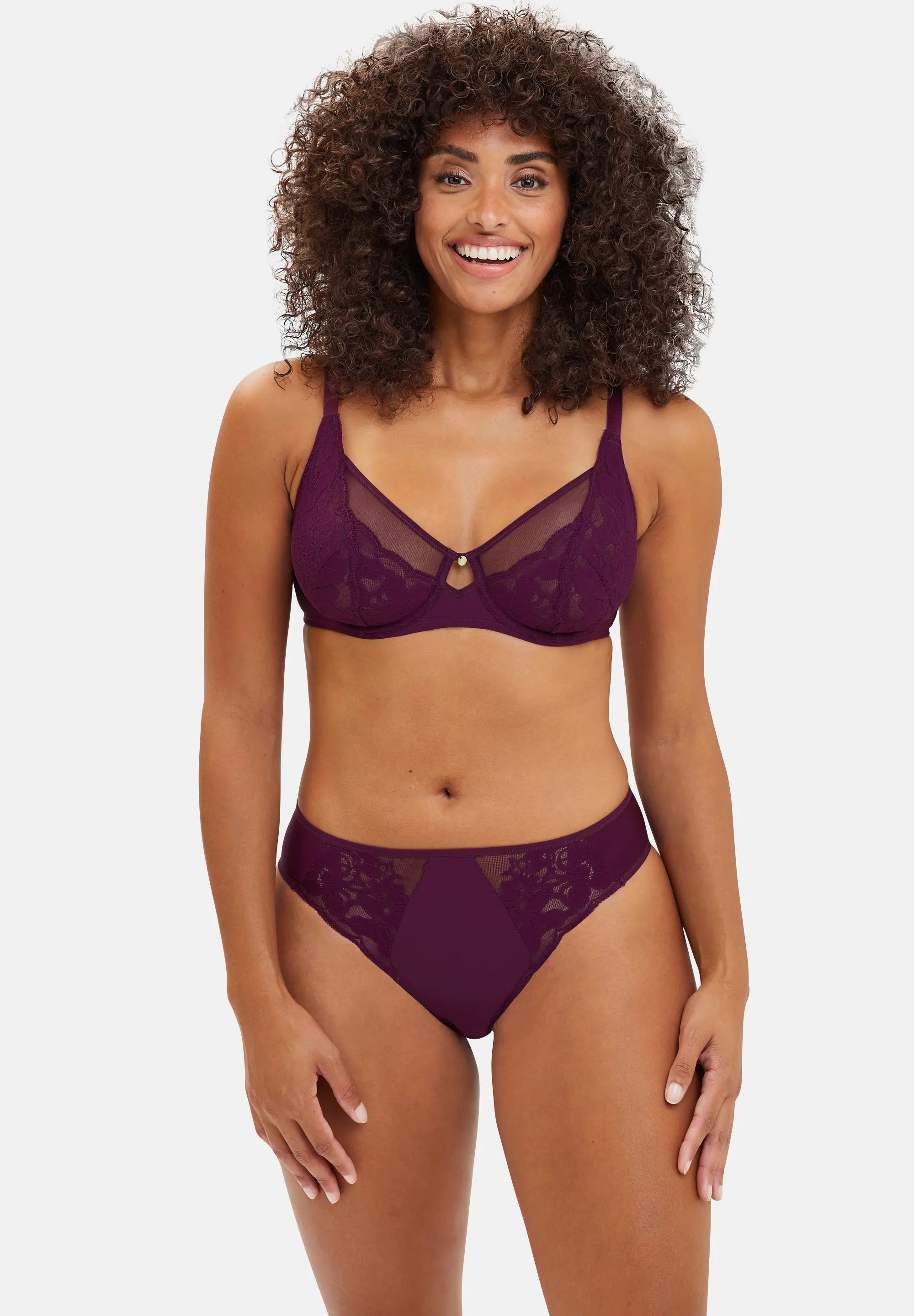 Soutien-gorge emboîtant Romance Violet Profond