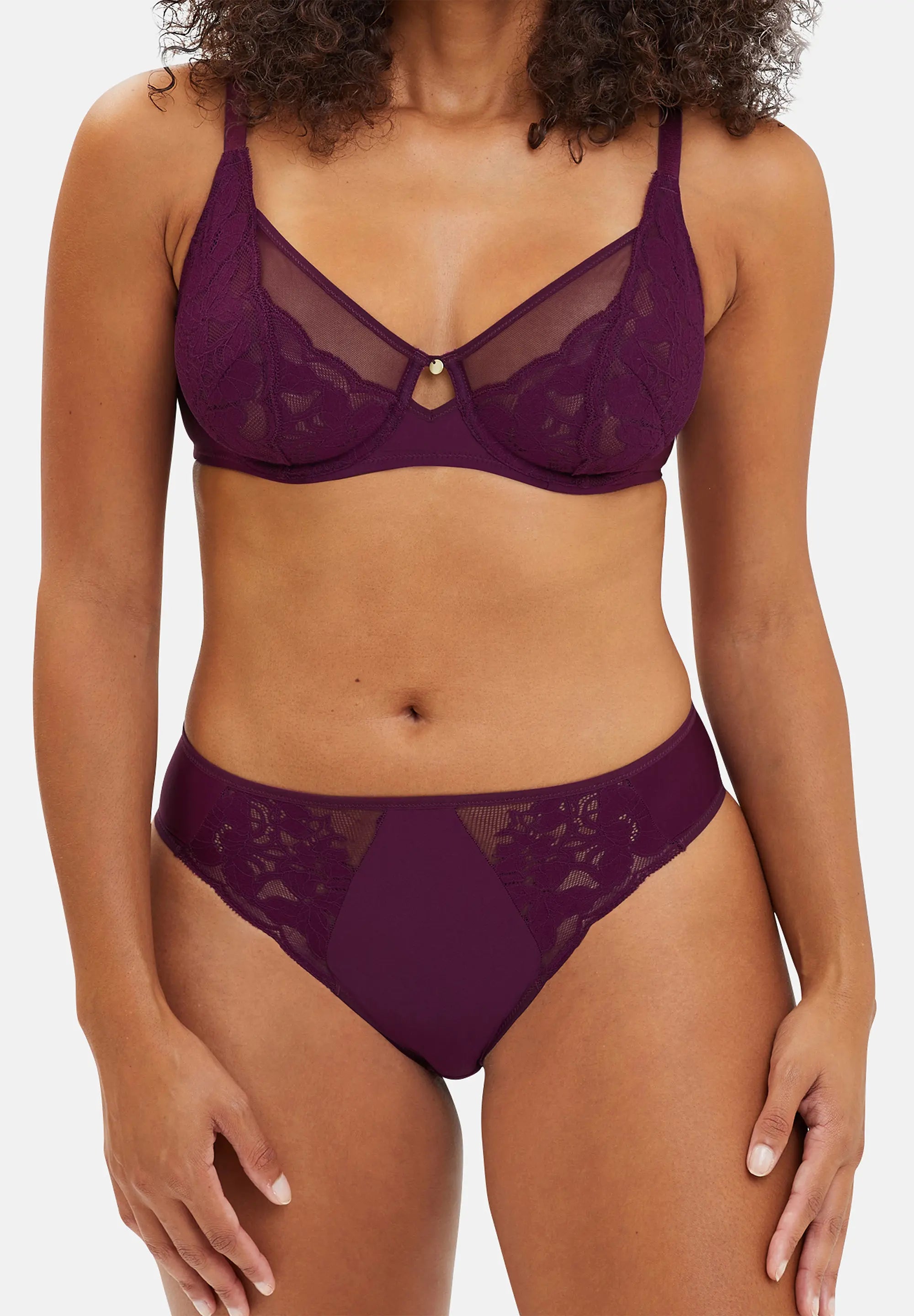 Soutien-gorge emboîtant Romance Violet Profond