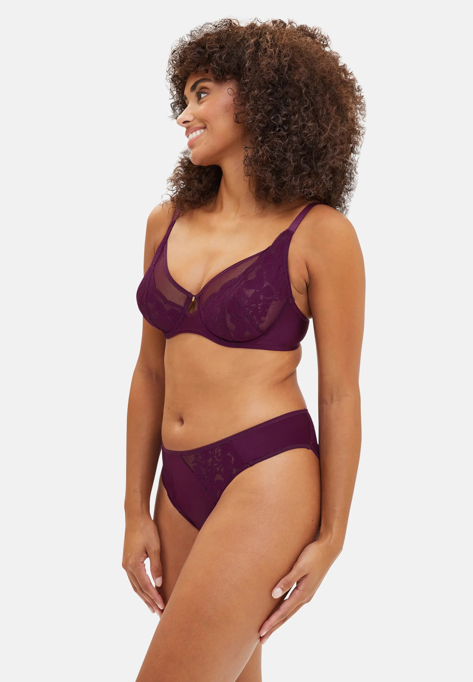 Soutien-gorge emboîtant Romance Violet Profond