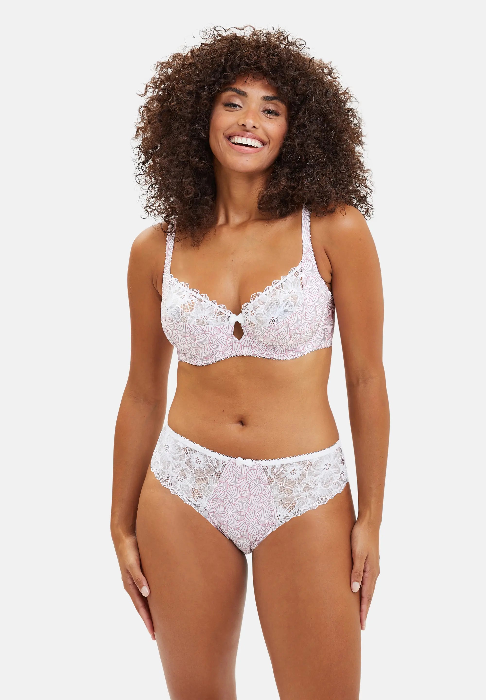 Sujetador clásico Garance Estampado Gráfico Rosa